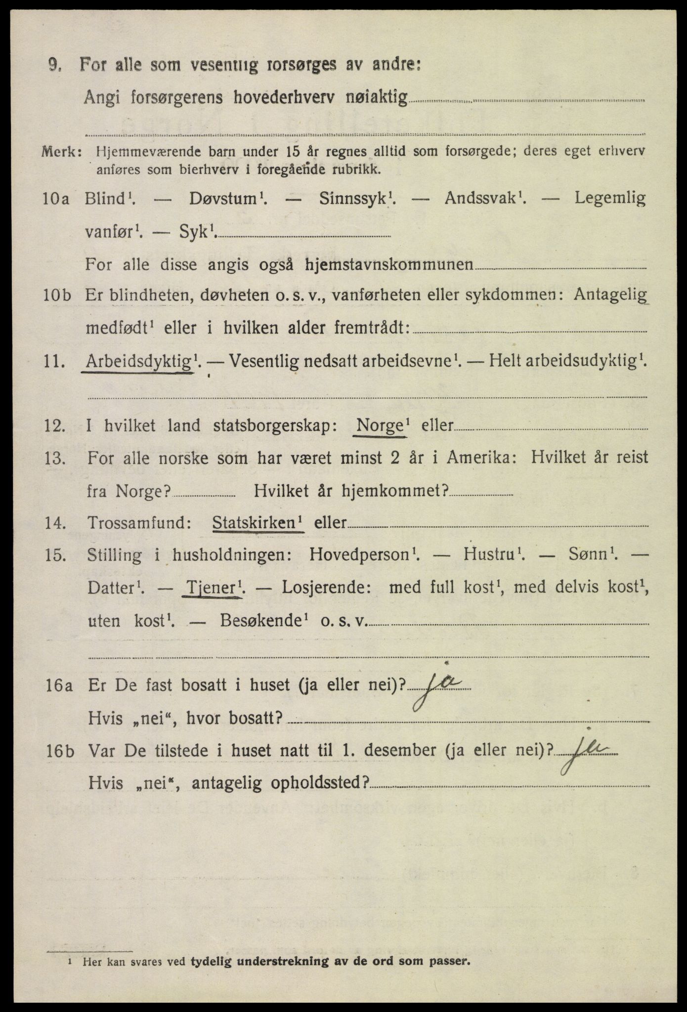 SAH, 1920 census for Fåberg, 1920, p. 11765