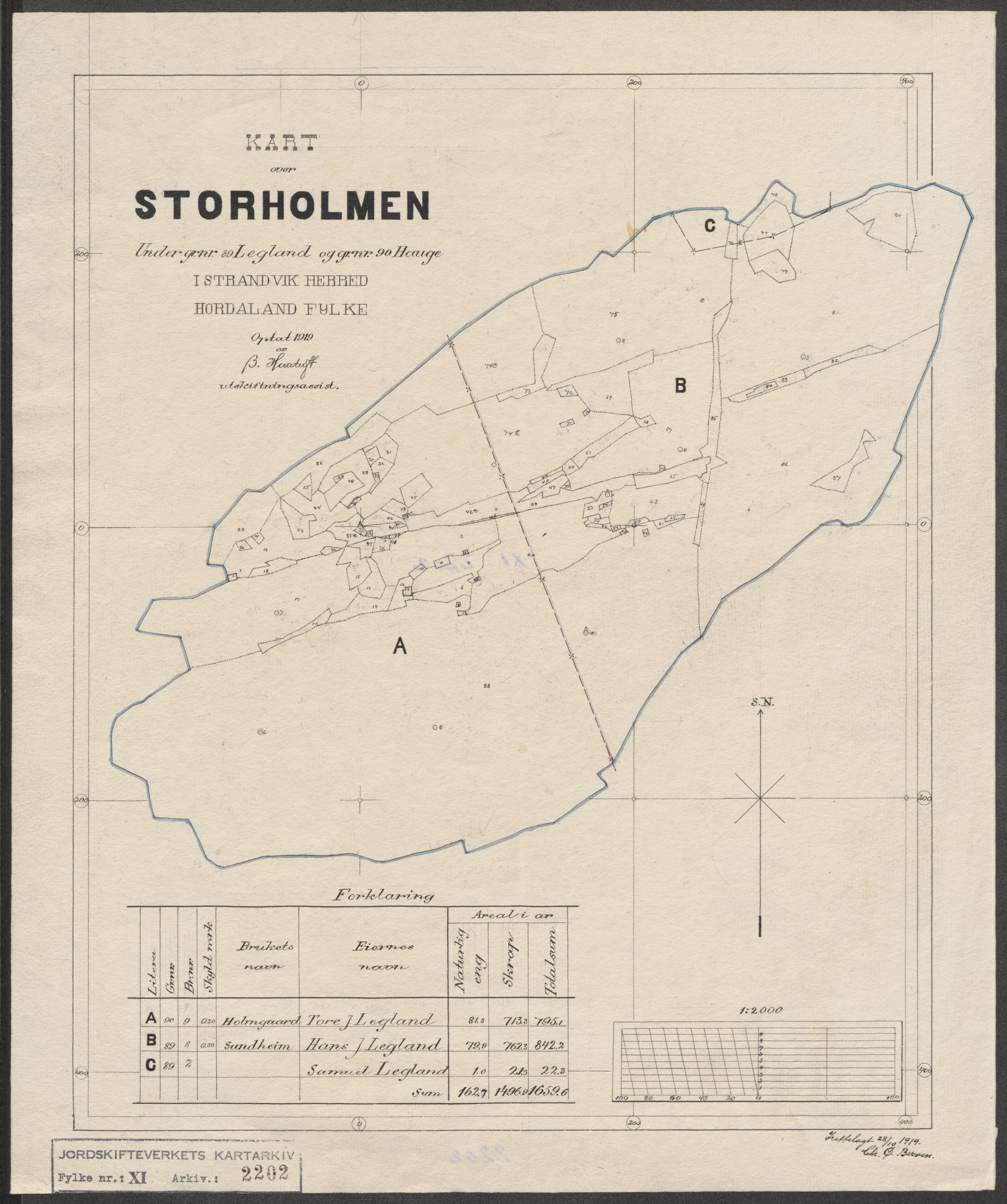 Jordskifteverkets kartarkiv, RA/S-3929/T, 1859-1988, p. 2455
