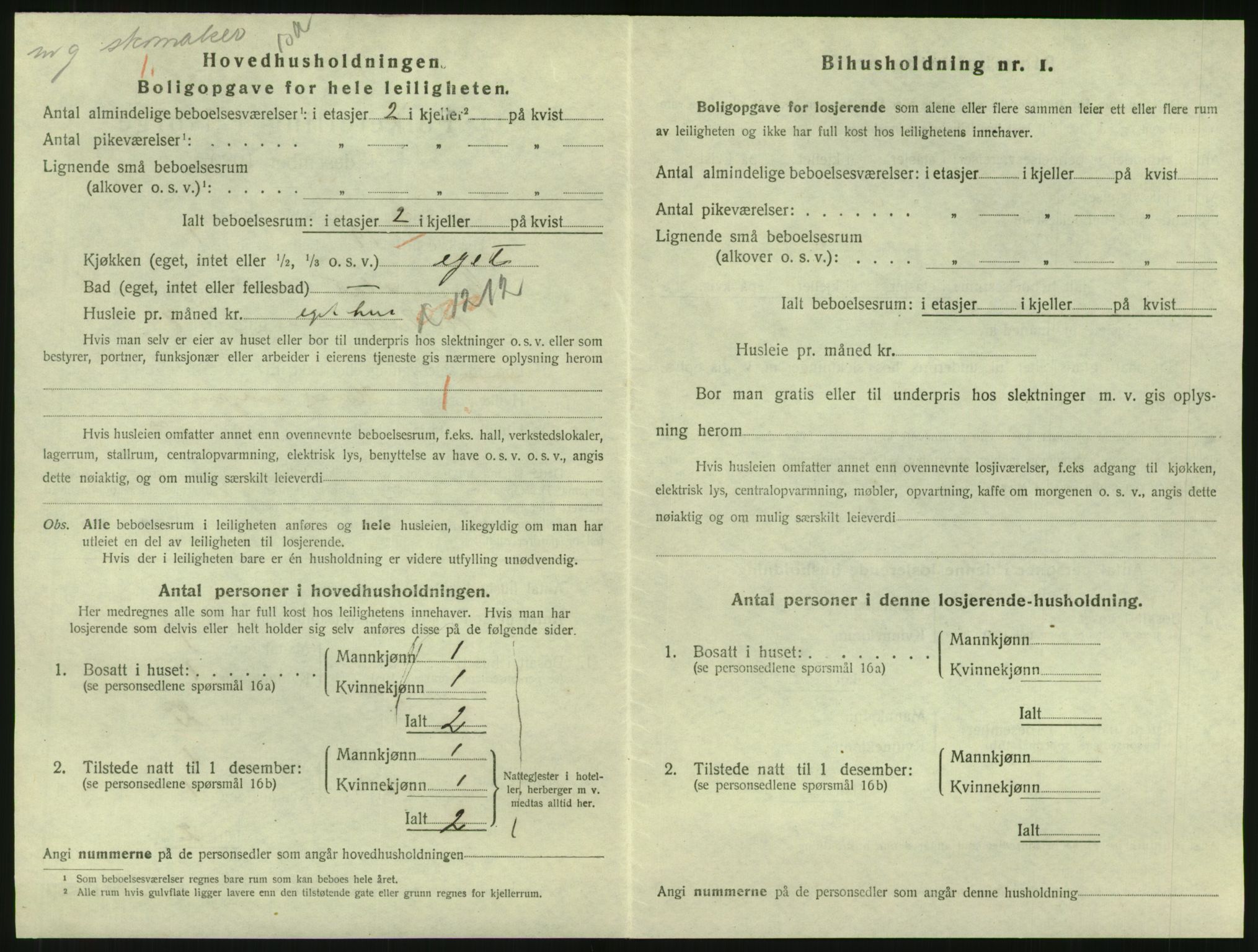 SAK, 1920 census for Grimstad, 1920, p. 1034