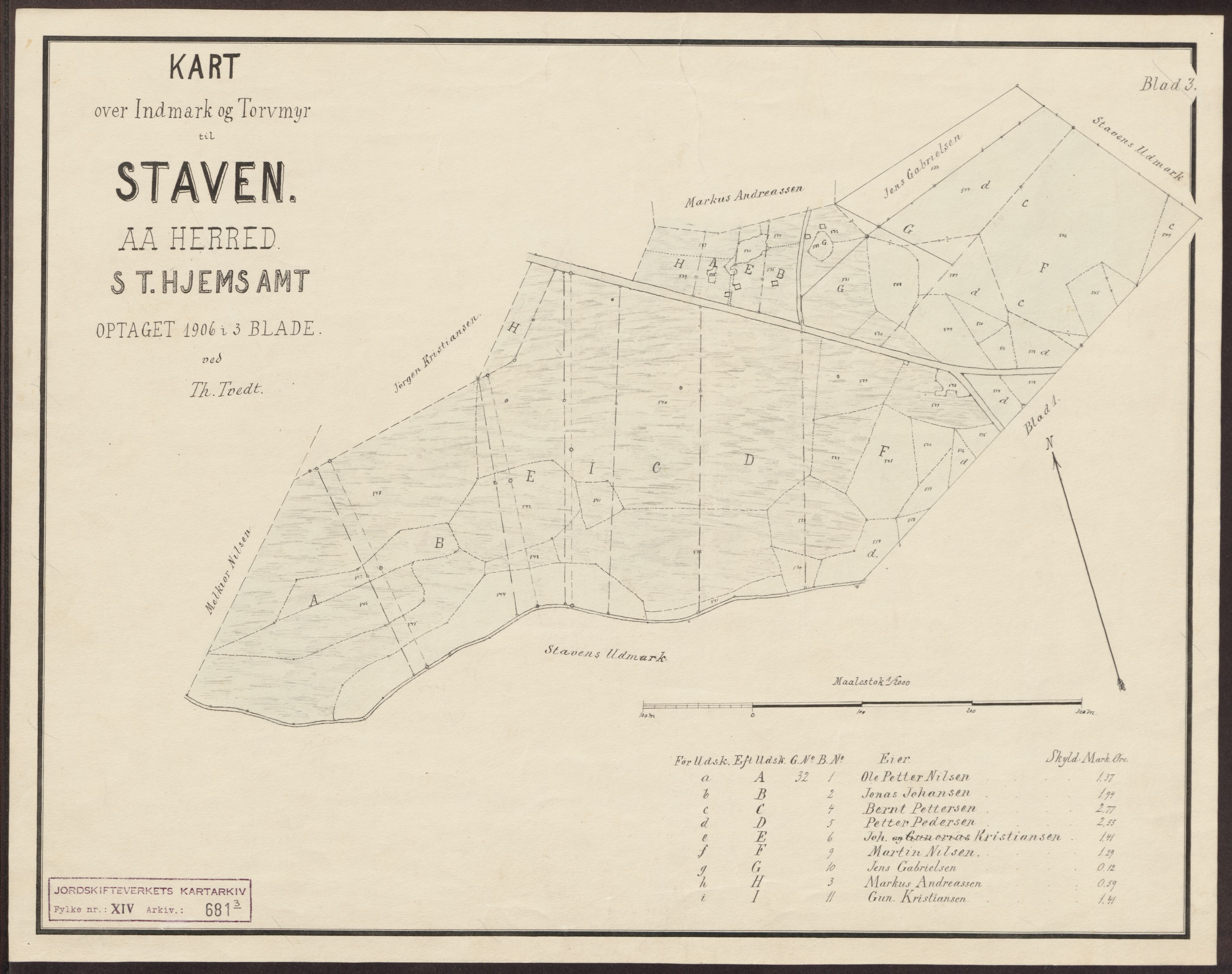 Jordskifteverkets kartarkiv, RA/S-3929/T, 1859-1988, p. 987