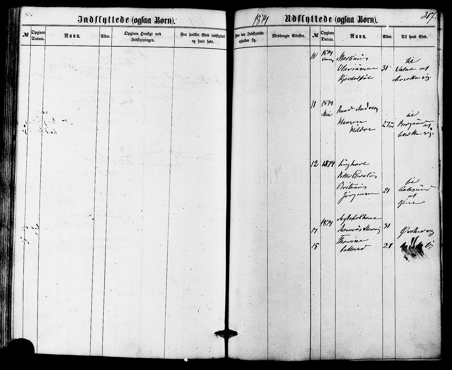 Ministerialprotokoller, klokkerbøker og fødselsregistre - Møre og Romsdal, AV/SAT-A-1454/536/L0498: Parish register (official) no. 536A07, 1862-1875, p. 317