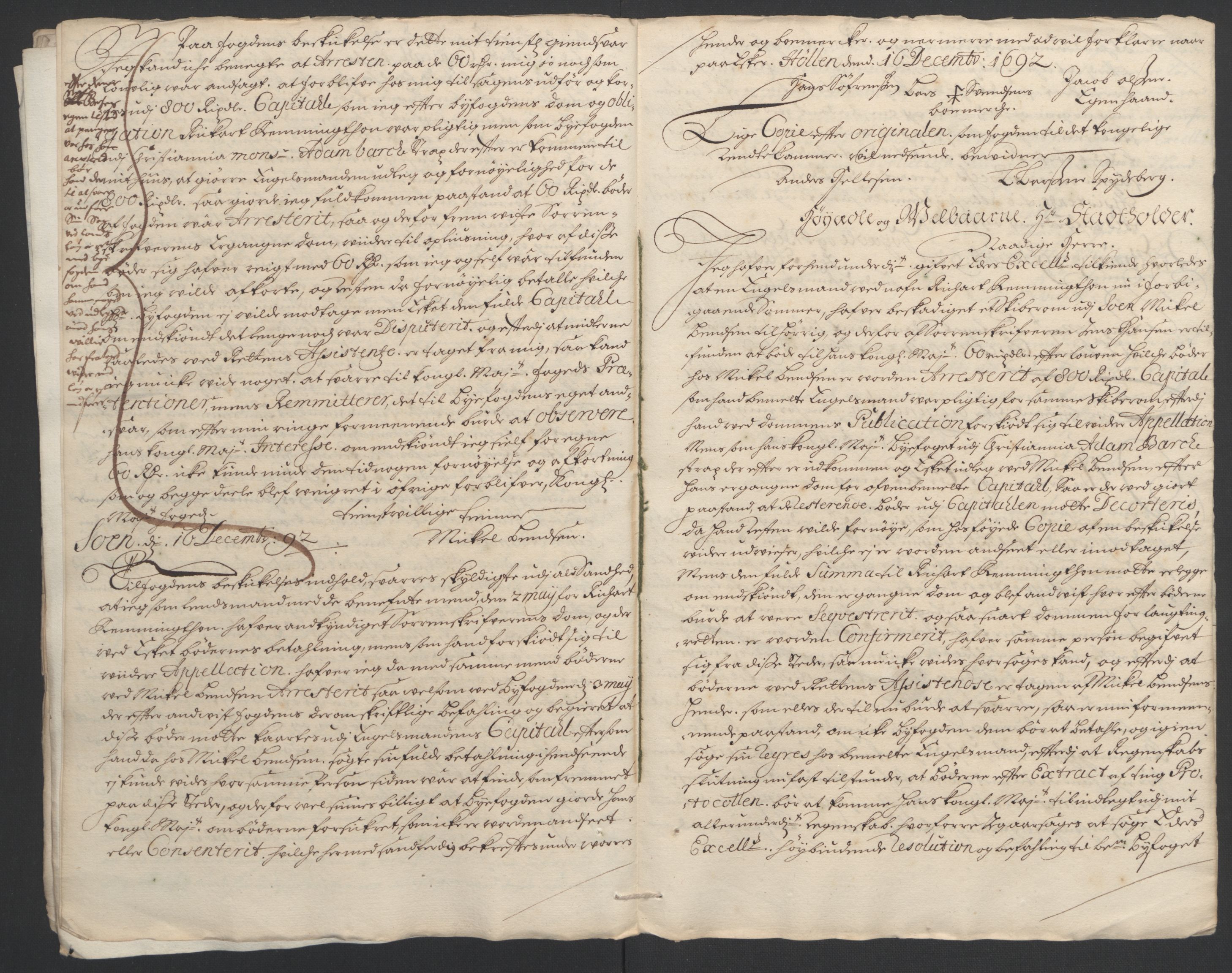 Rentekammeret inntil 1814, Reviderte regnskaper, Fogderegnskap, AV/RA-EA-4092/R09/L0437: Fogderegnskap Follo, 1692-1693, p. 246