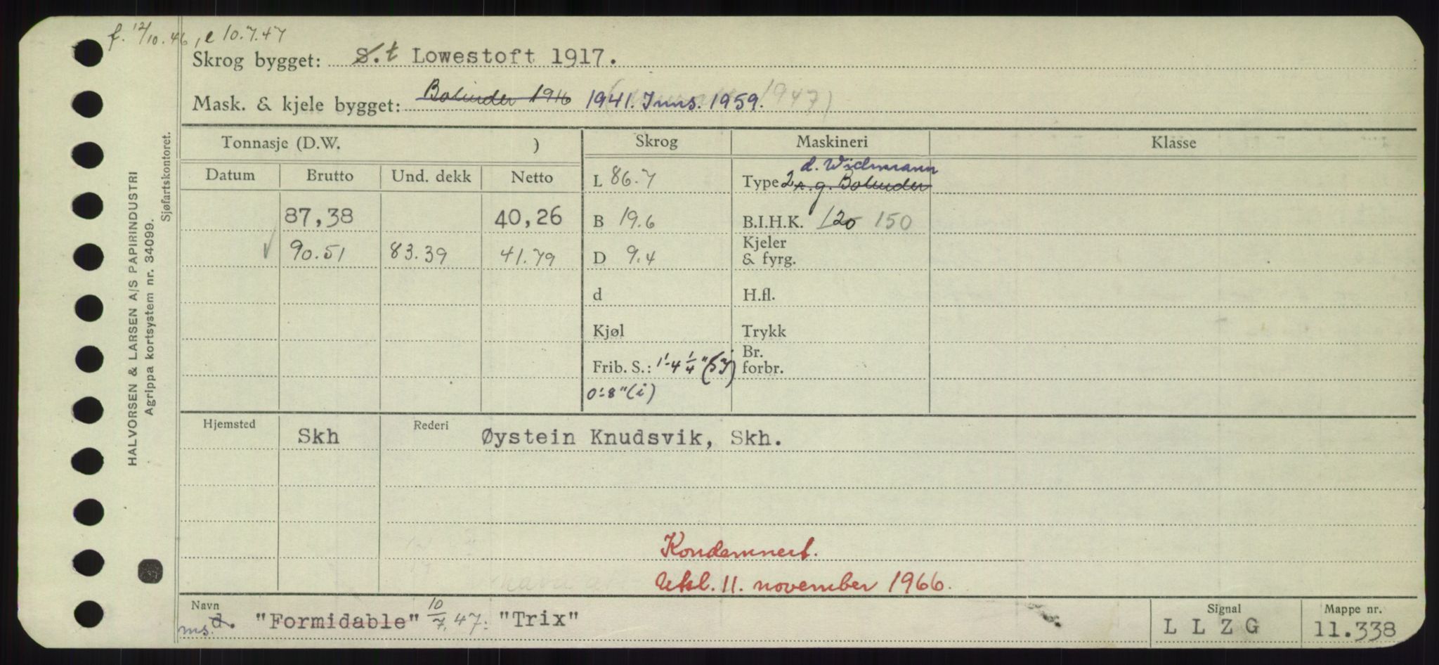 Sjøfartsdirektoratet med forløpere, Skipsmålingen, AV/RA-S-1627/H/Hd/L0039: Fartøy, Ti-Tø, p. 593