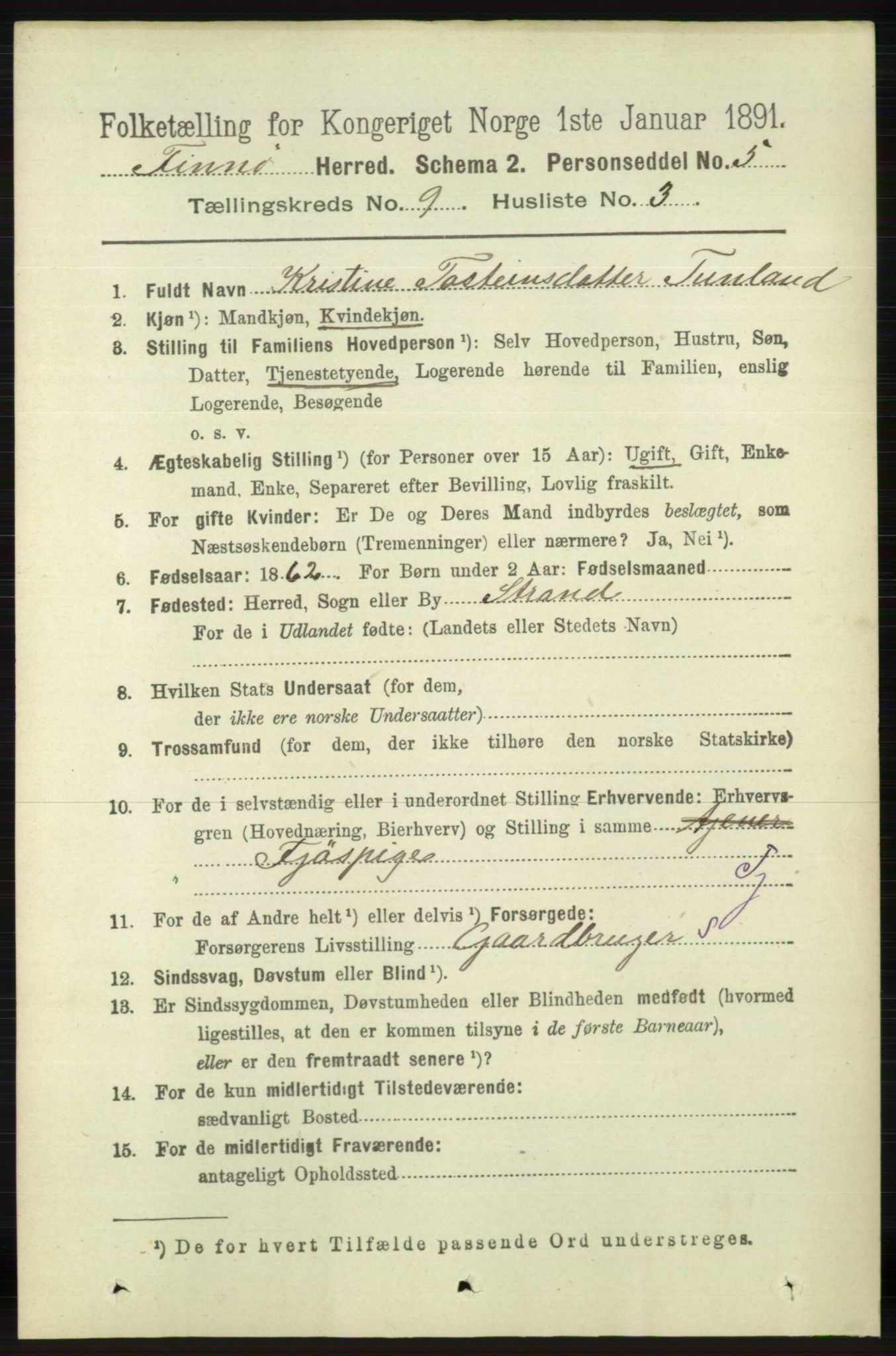 RA, 1891 census for 1141 Finnøy, 1891, p. 1871