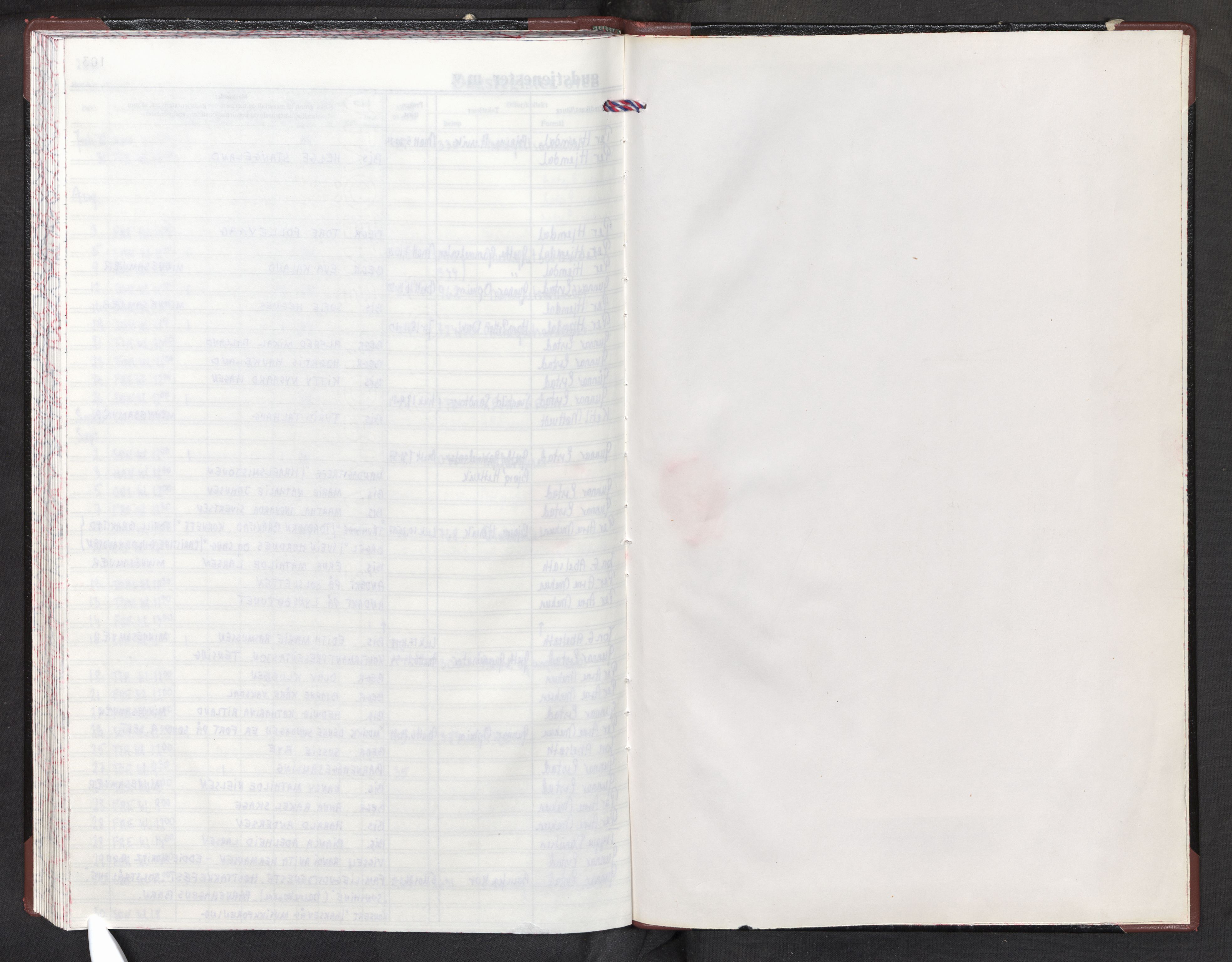 Nygård sokneprestembete, SAB/A-100251: Diary records no. A 1, 1984-2001