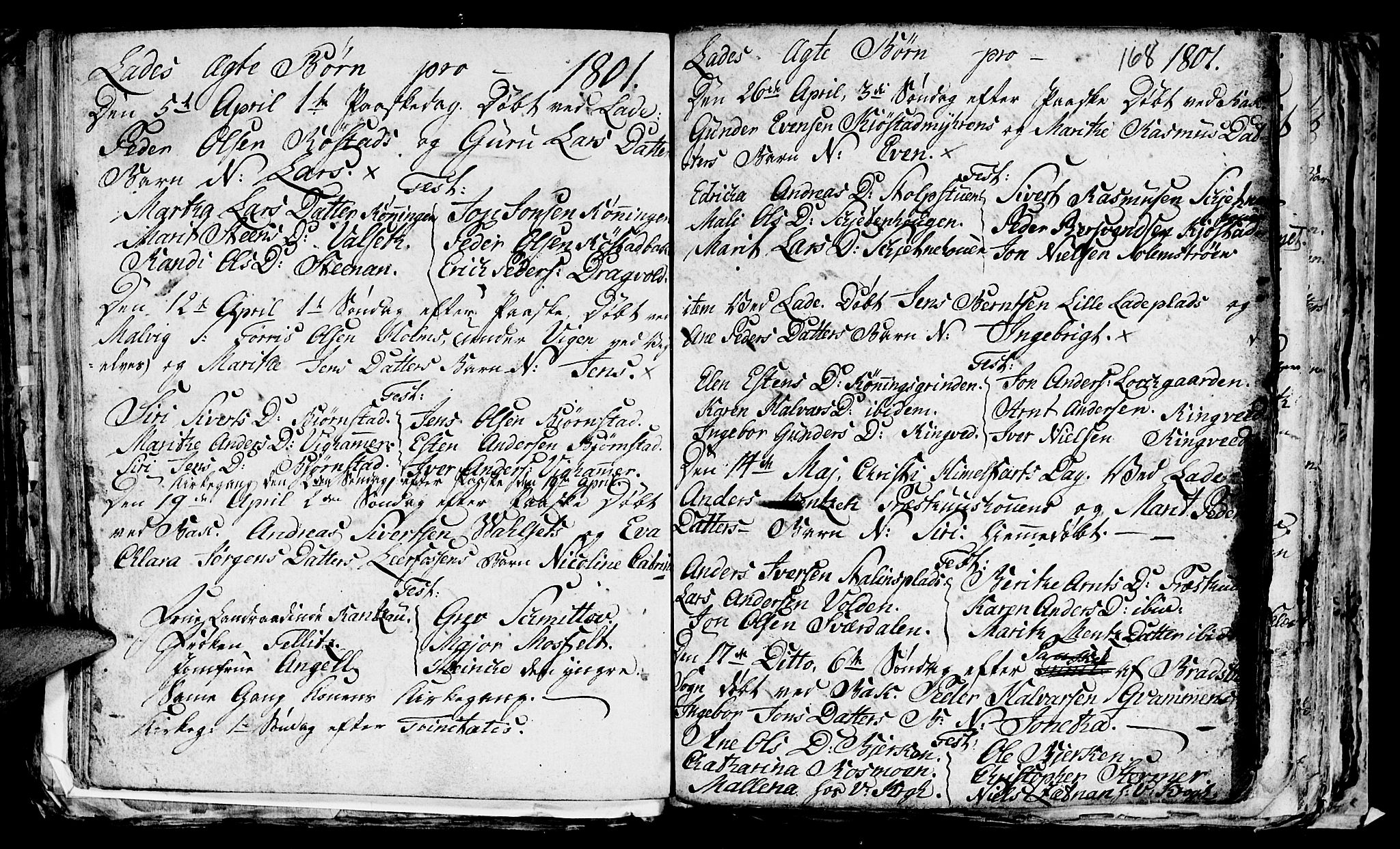 Ministerialprotokoller, klokkerbøker og fødselsregistre - Sør-Trøndelag, AV/SAT-A-1456/606/L0305: Parish register (copy) no. 606C01, 1757-1819, p. 168