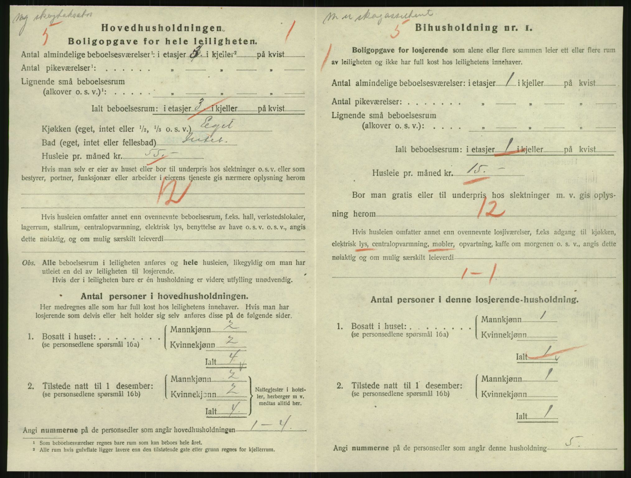 SAT, 1920 census for Namsos, 1920, p. 1078