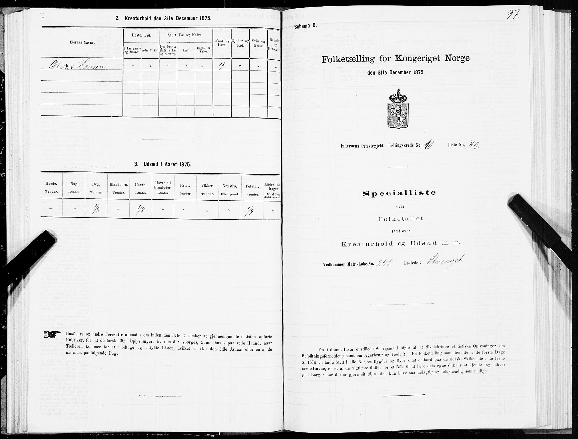 SAT, 1875 census for 1729P Inderøy, 1875, p. 6097