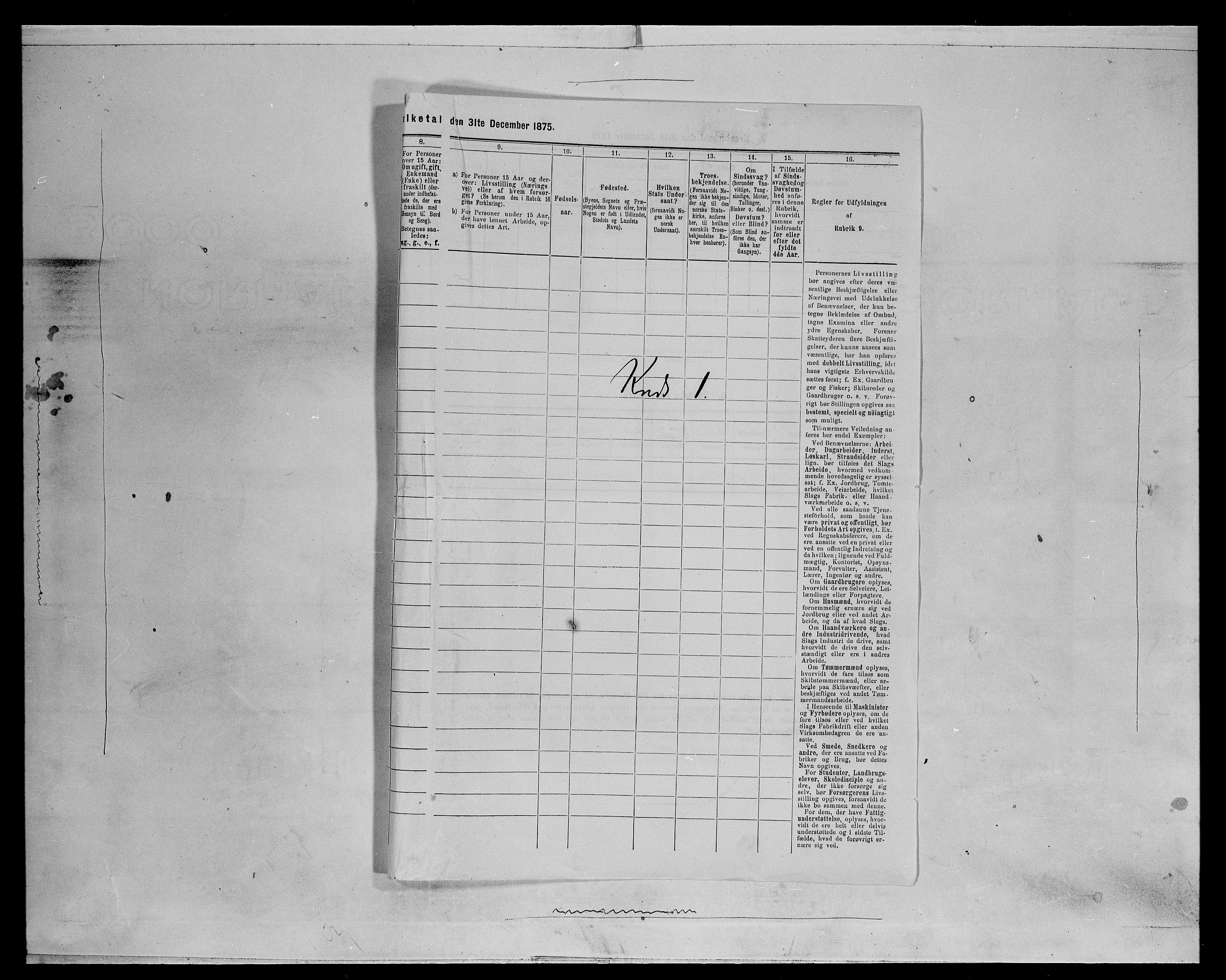 SAH, 1875 census for 0426P Våler parish (Hedmark), 1875, p. 110