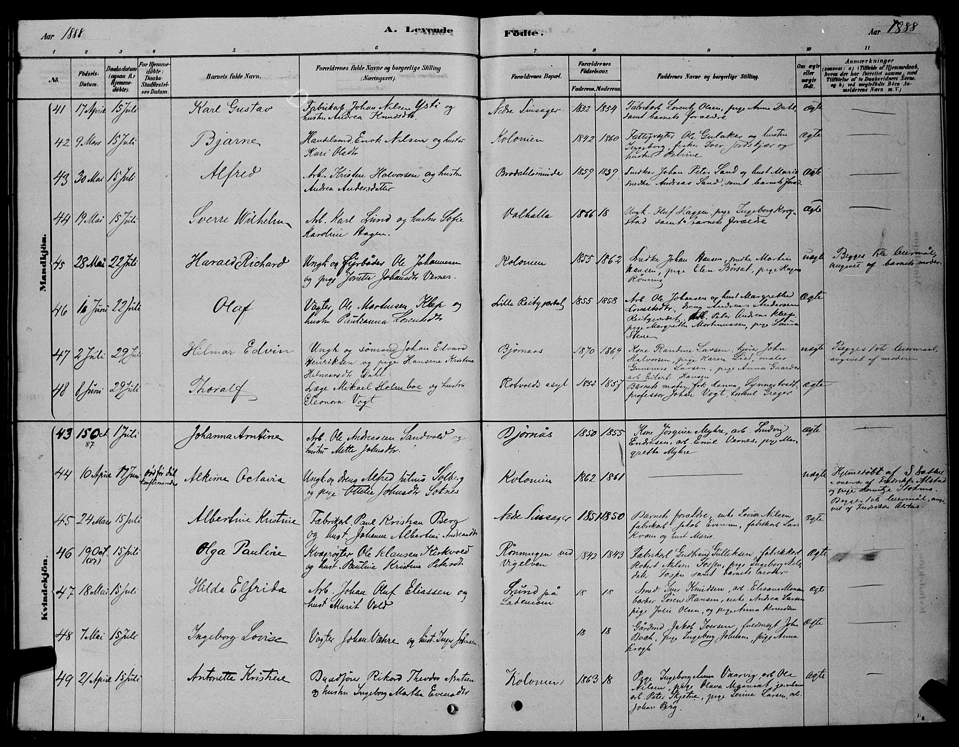 Ministerialprotokoller, klokkerbøker og fødselsregistre - Sør-Trøndelag, AV/SAT-A-1456/606/L0312: Parish register (copy) no. 606C08, 1878-1894