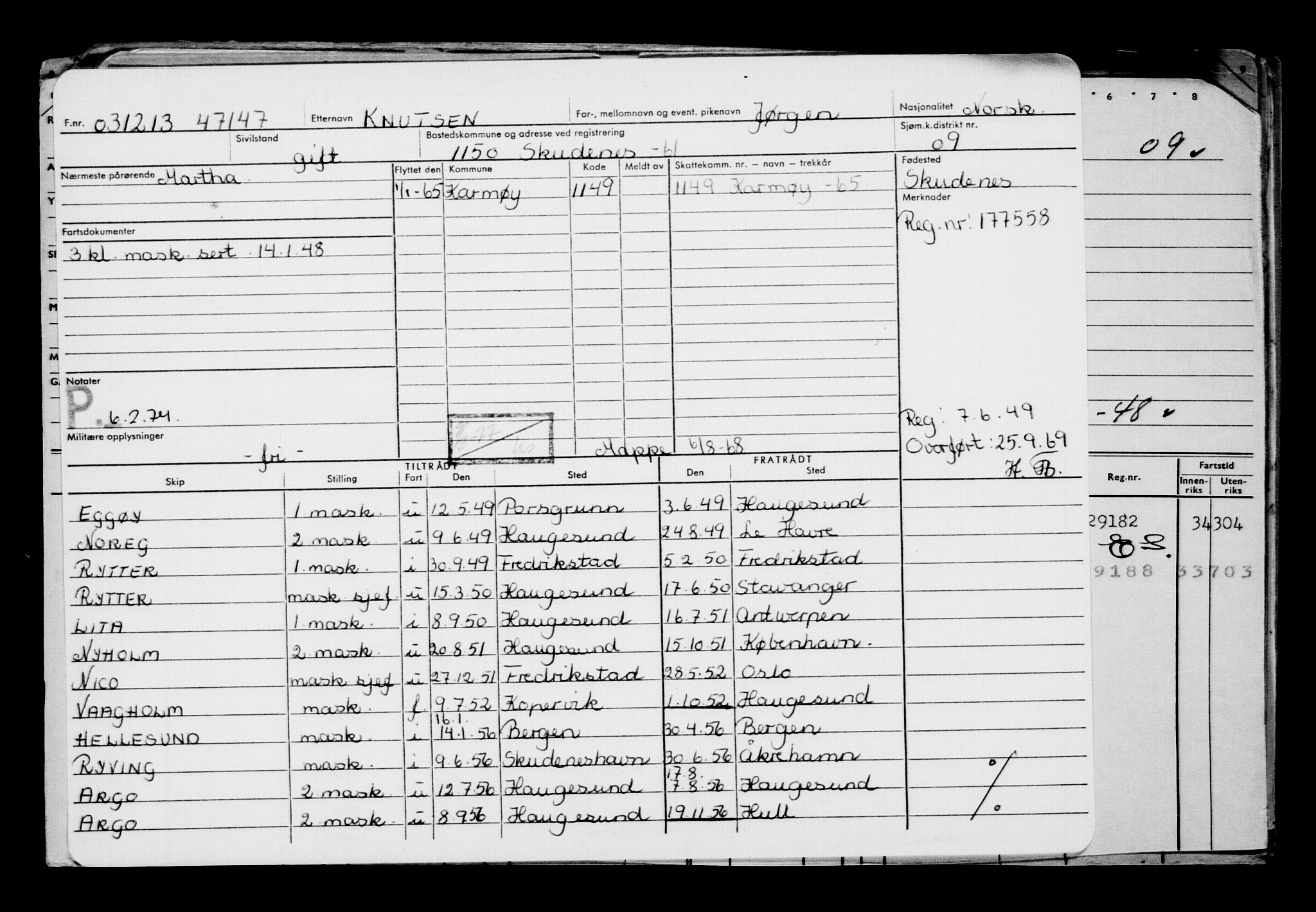 Direktoratet for sjømenn, AV/RA-S-3545/G/Gb/L0117: Hovedkort, 1913-1914, p. 21