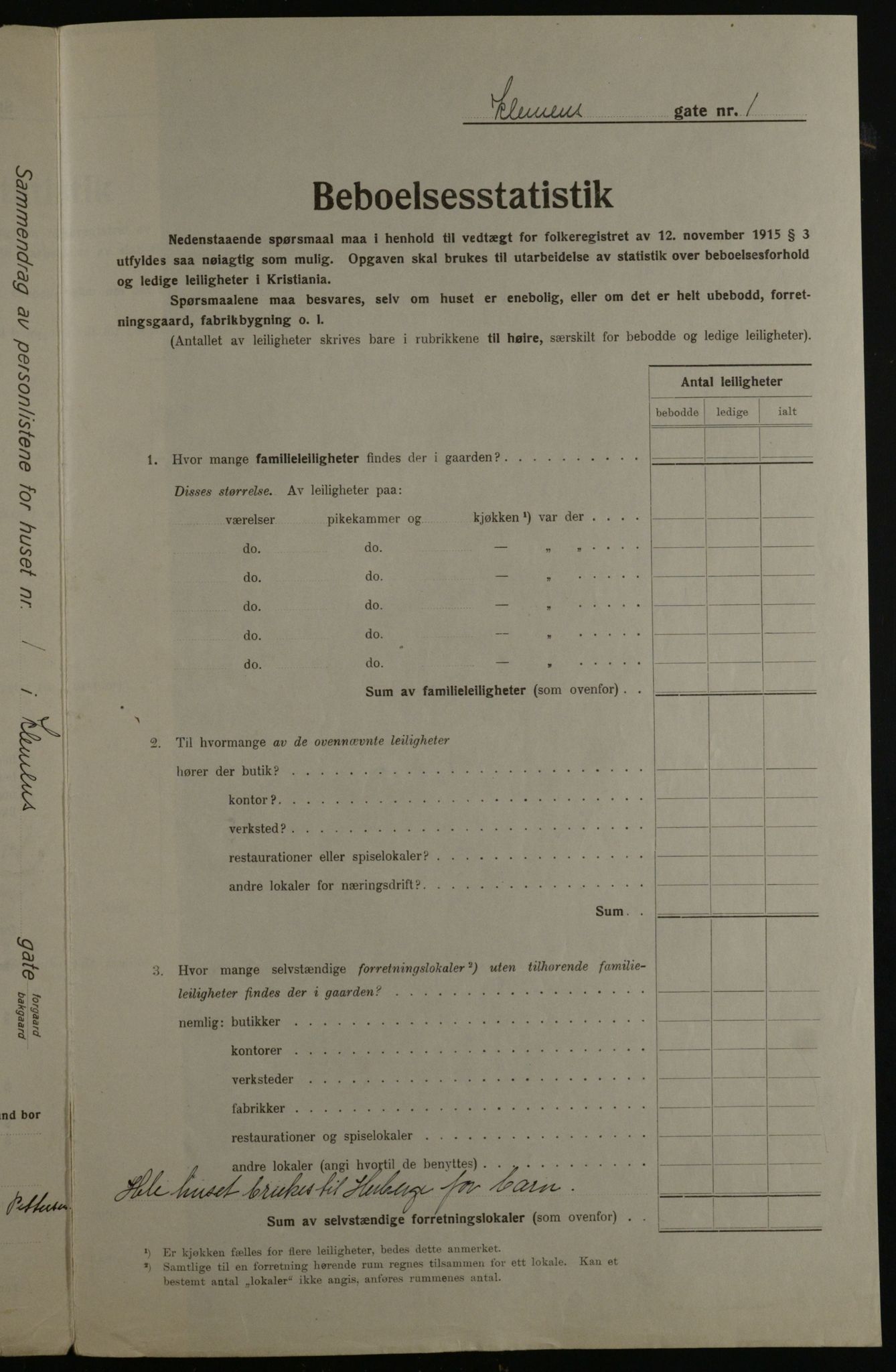 OBA, Municipal Census 1923 for Kristiania, 1923, p. 14468