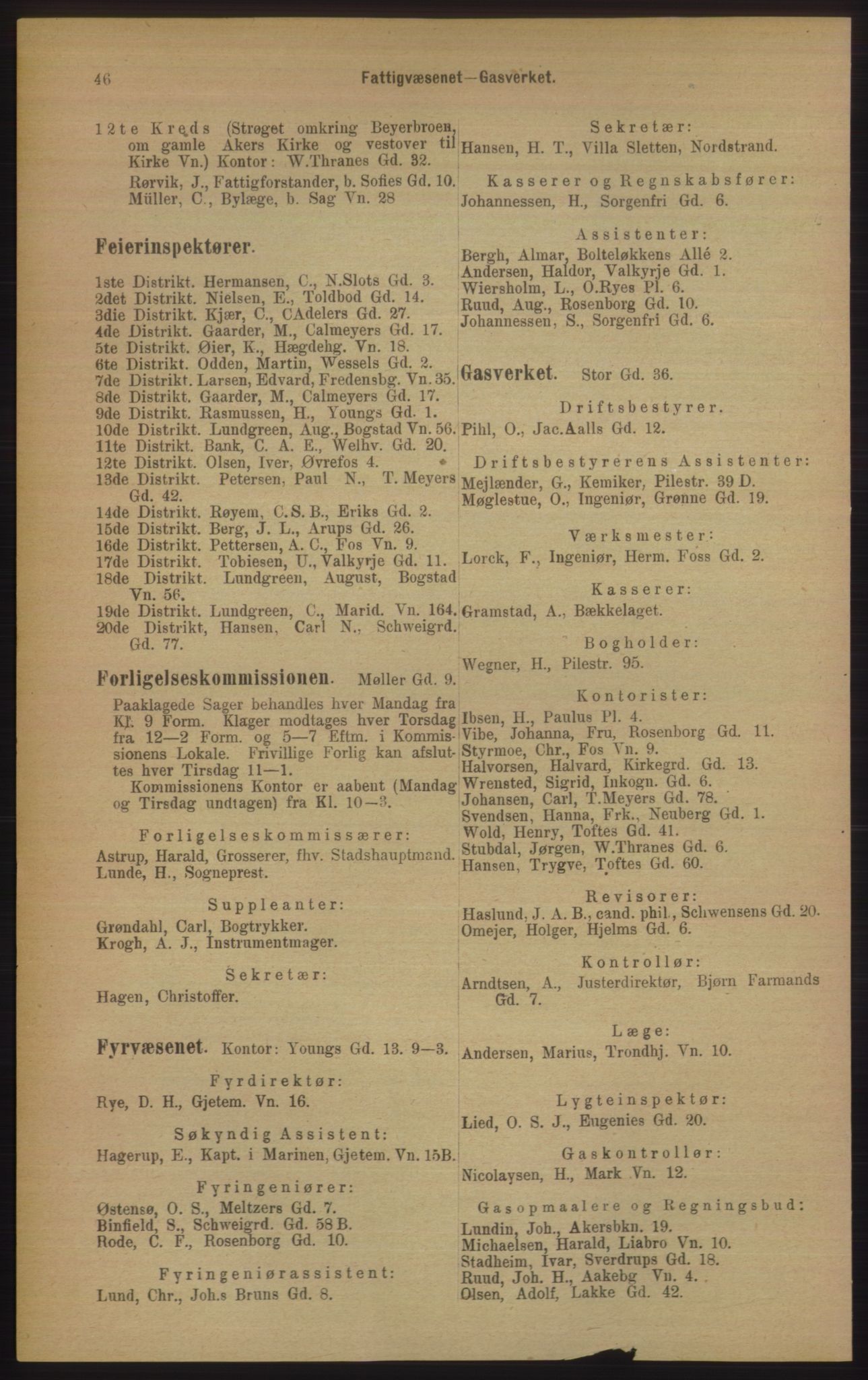 Kristiania/Oslo adressebok, PUBL/-, 1906, p. 46