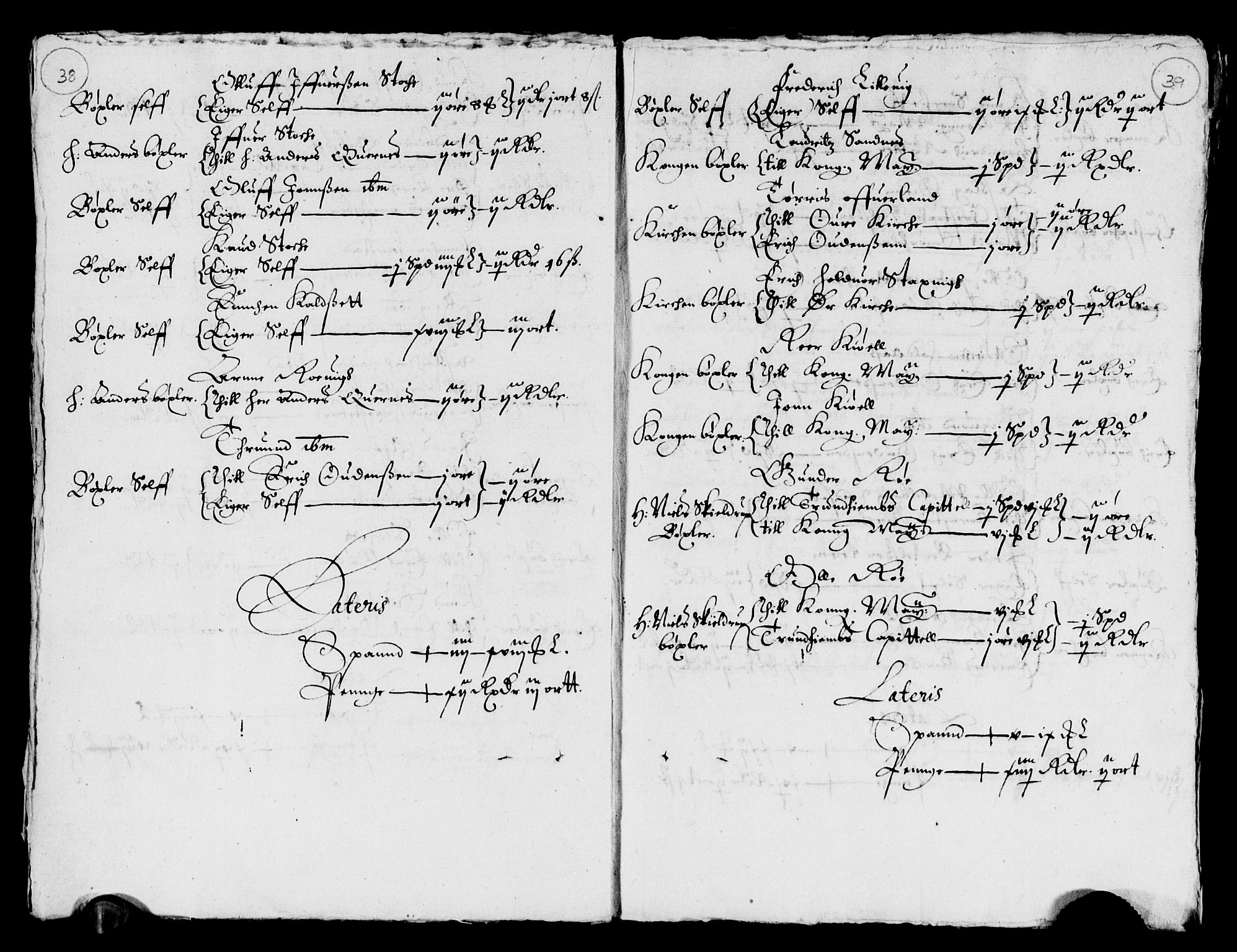 Rentekammeret inntil 1814, Reviderte regnskaper, Lensregnskaper, AV/RA-EA-5023/R/Rb/Rbw/L0090: Trondheim len, 1647-1648