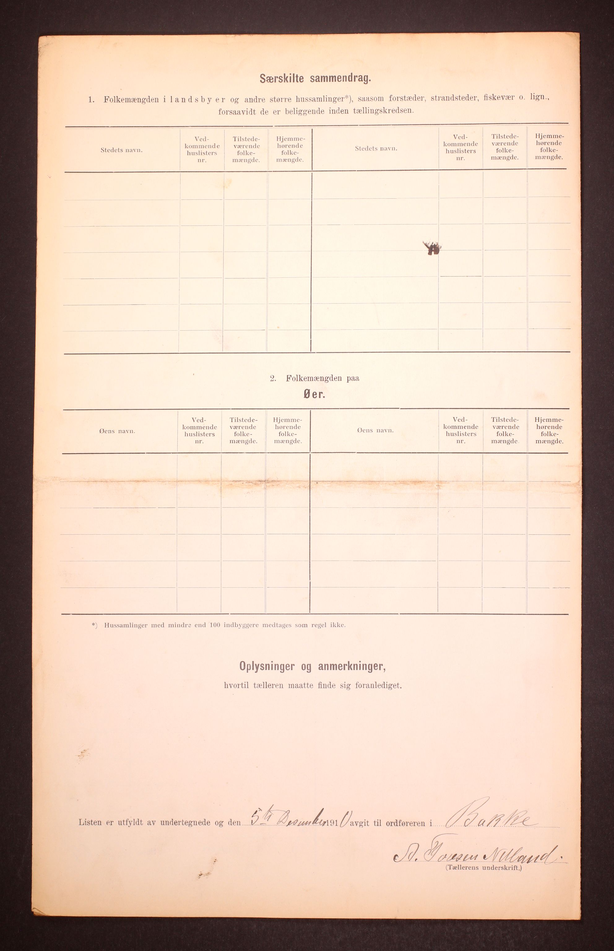 RA, 1910 census for Bakke, 1910, p. 36