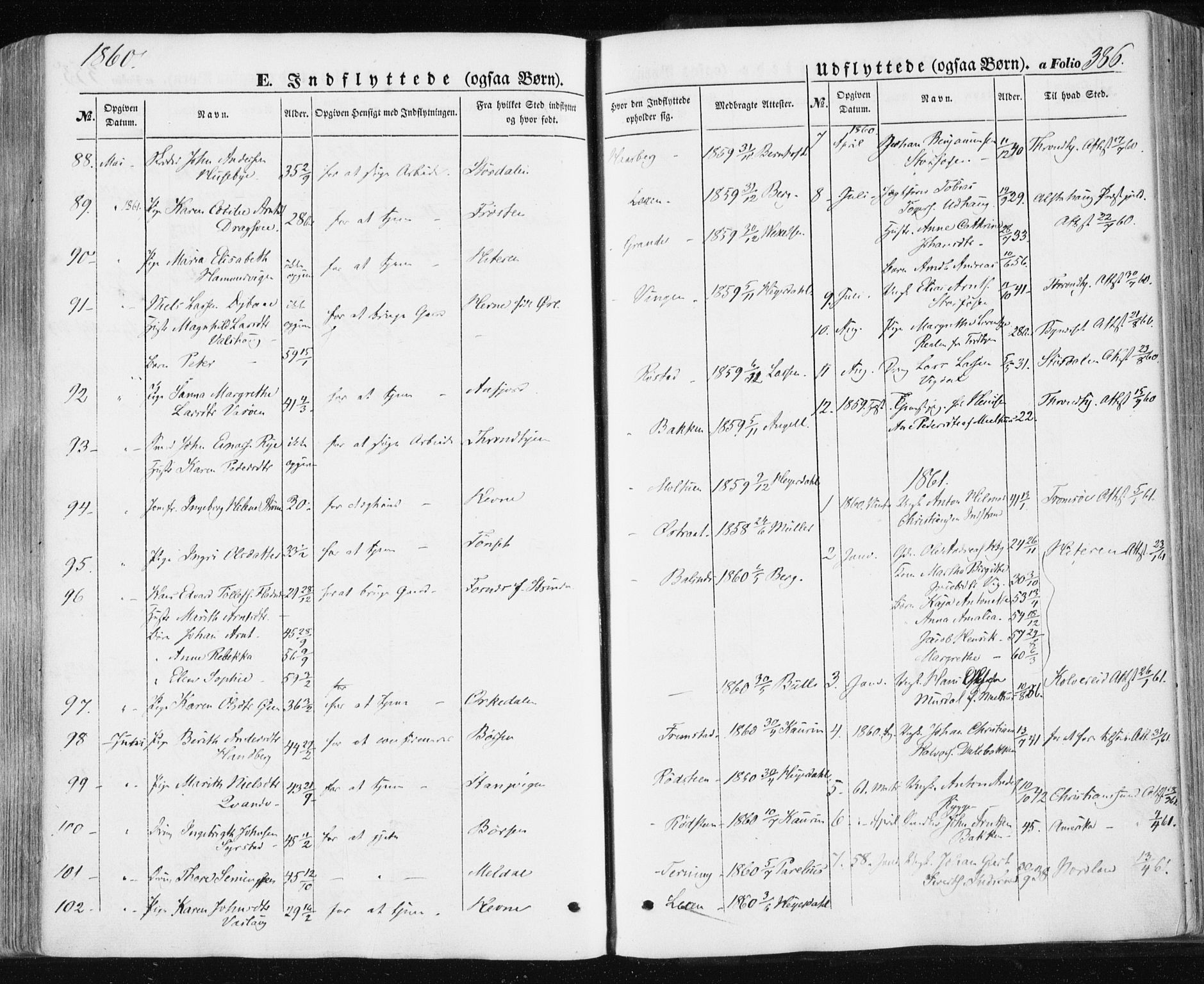 Ministerialprotokoller, klokkerbøker og fødselsregistre - Sør-Trøndelag, SAT/A-1456/659/L0737: Parish register (official) no. 659A07, 1857-1875, p. 386