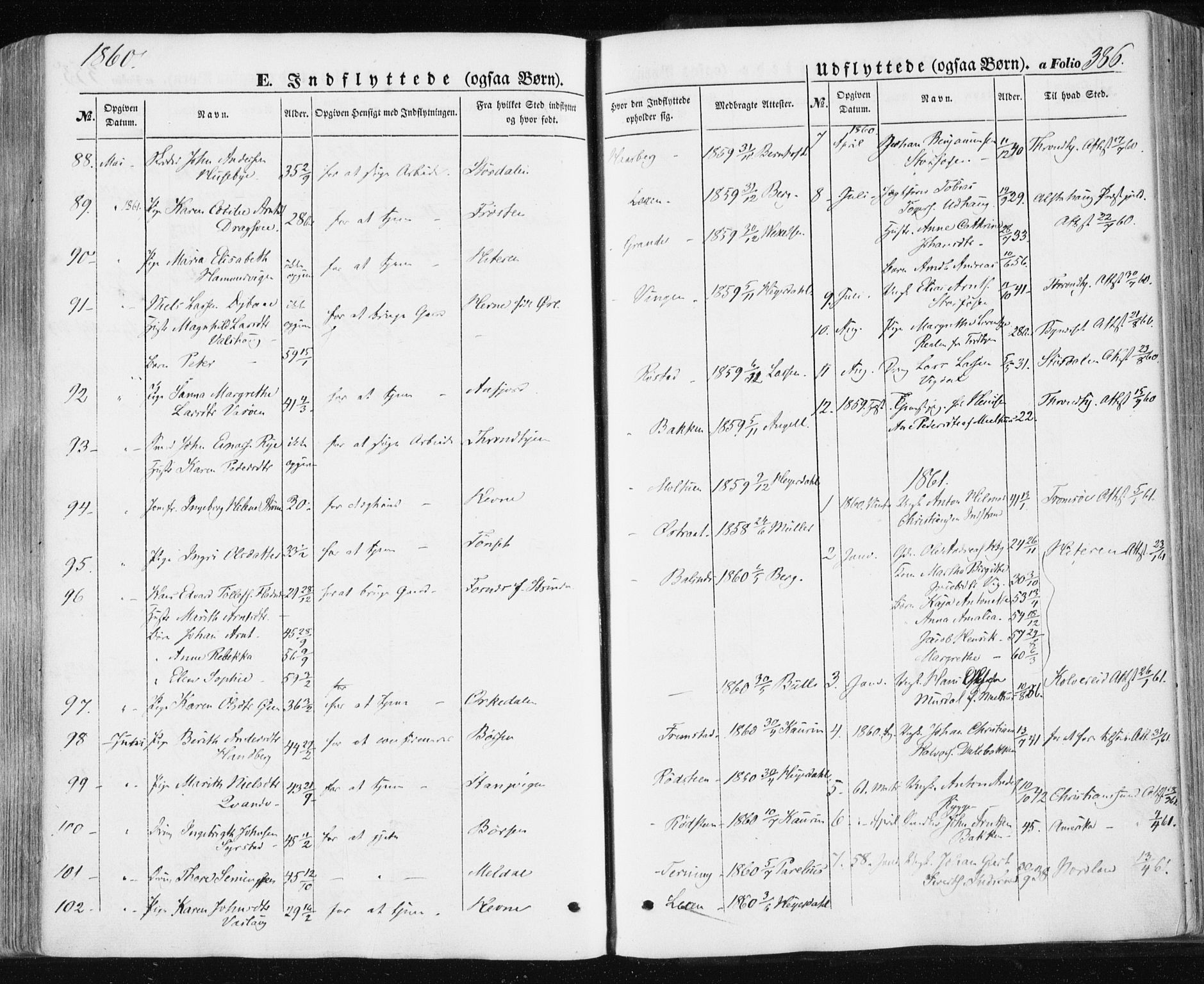 Ministerialprotokoller, klokkerbøker og fødselsregistre - Sør-Trøndelag, AV/SAT-A-1456/659/L0737: Parish register (official) no. 659A07, 1857-1875, p. 386