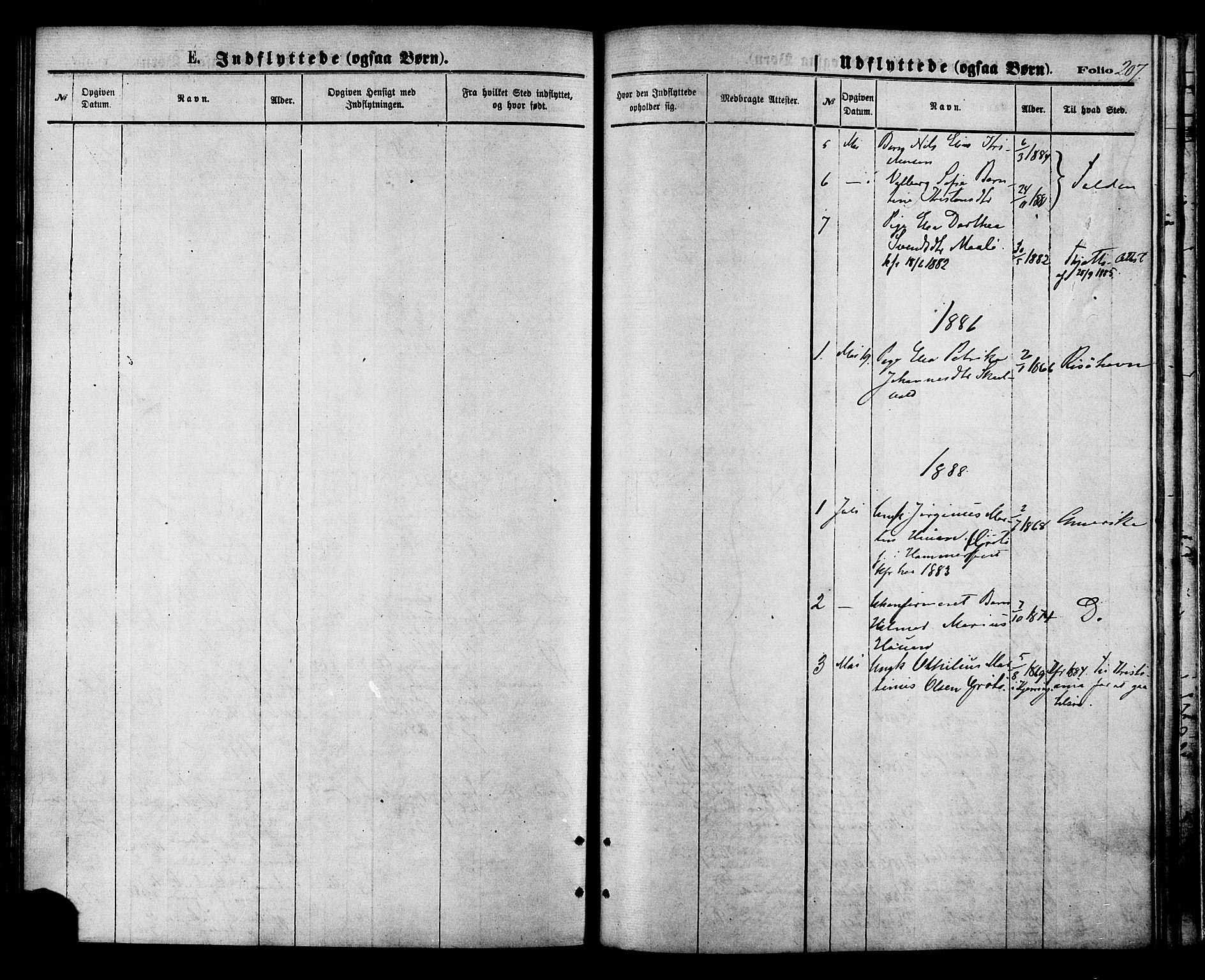 Ministerialprotokoller, klokkerbøker og fødselsregistre - Nordland, AV/SAT-A-1459/857/L0821: Parish register (official) no. 857A01, 1875-1889, p. 207