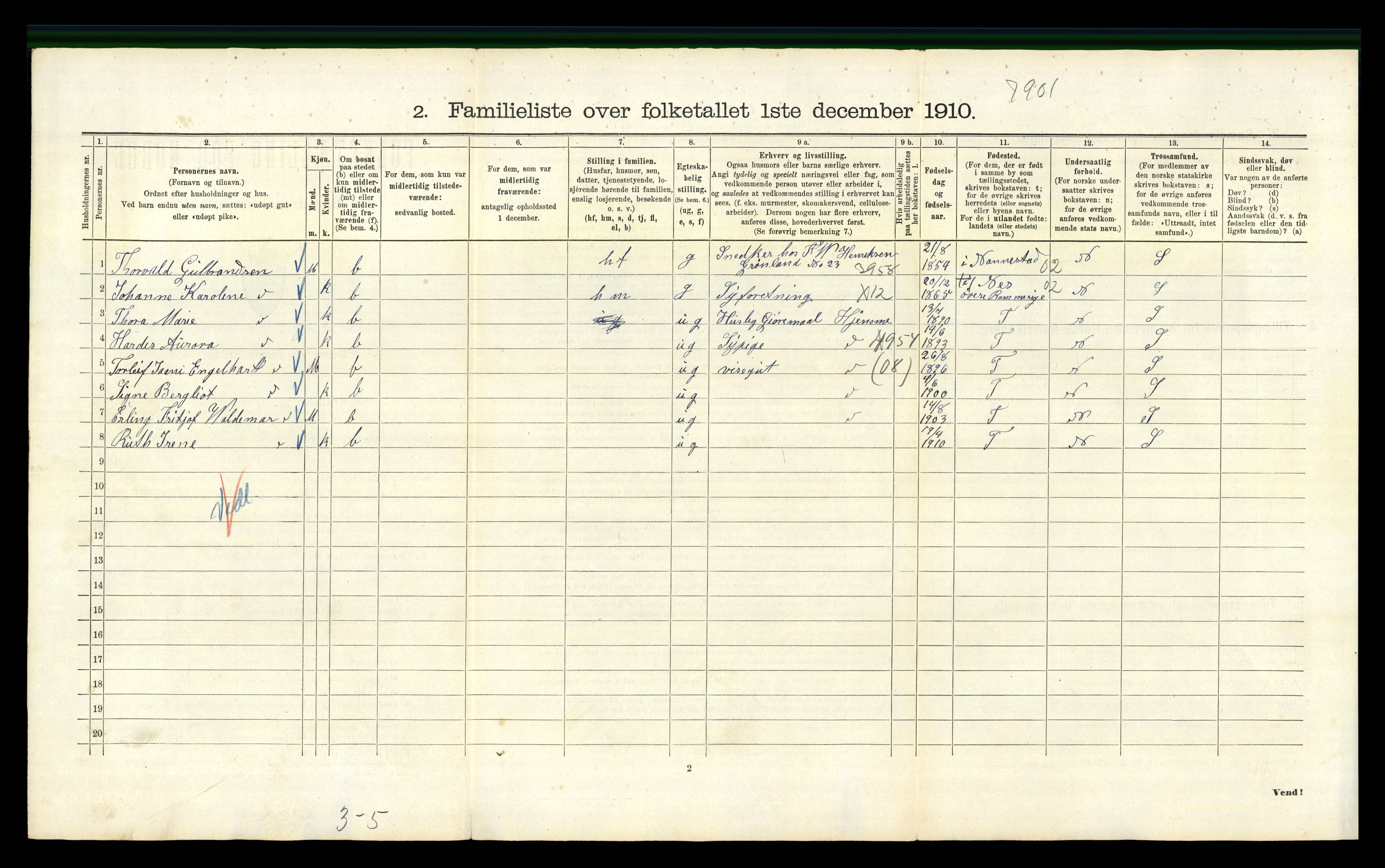 RA, 1910 census for Kristiania, 1910, p. 24130