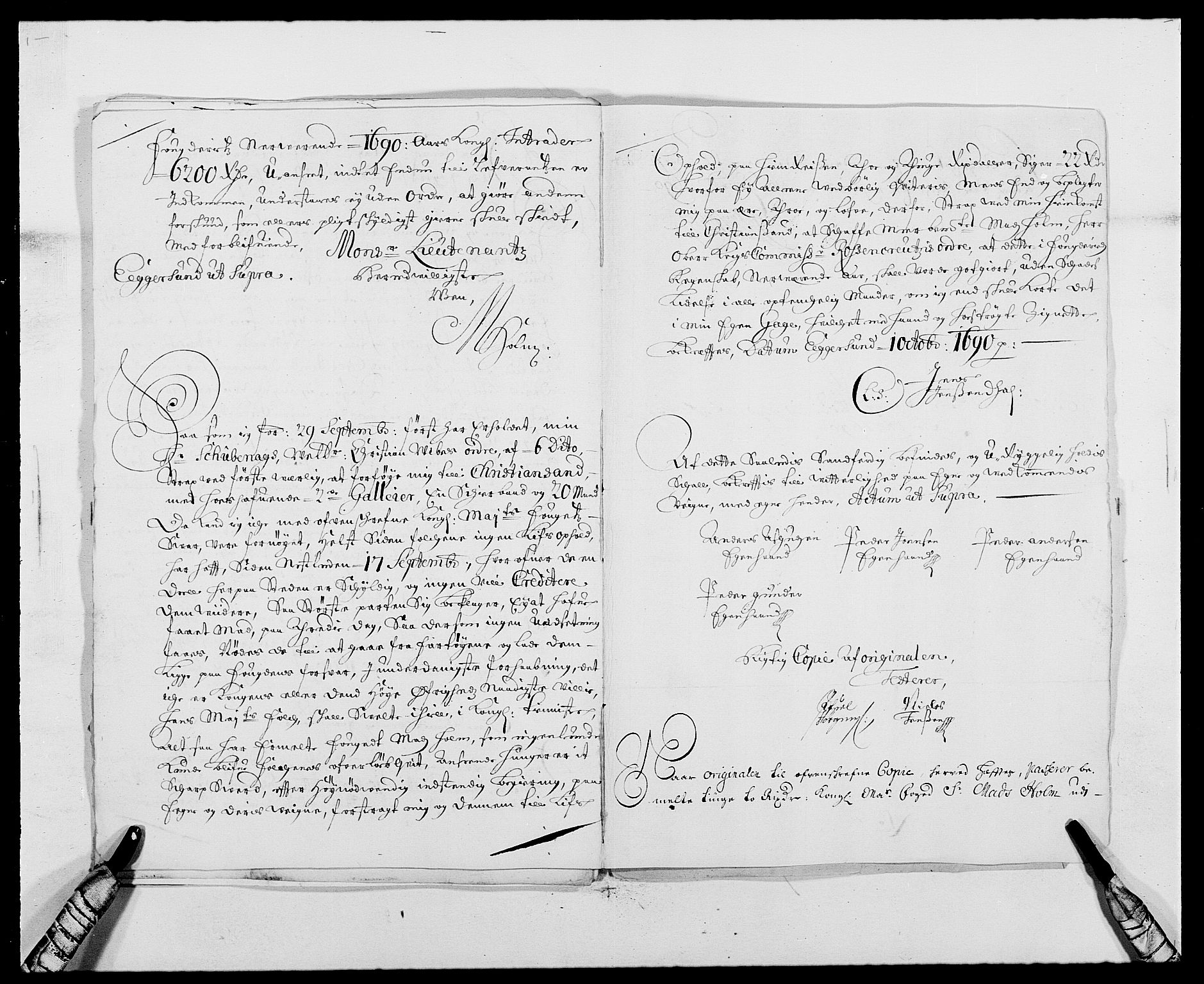 Rentekammeret inntil 1814, Reviderte regnskaper, Fogderegnskap, AV/RA-EA-4092/R46/L2727: Fogderegnskap Jæren og Dalane, 1690-1693, p. 56