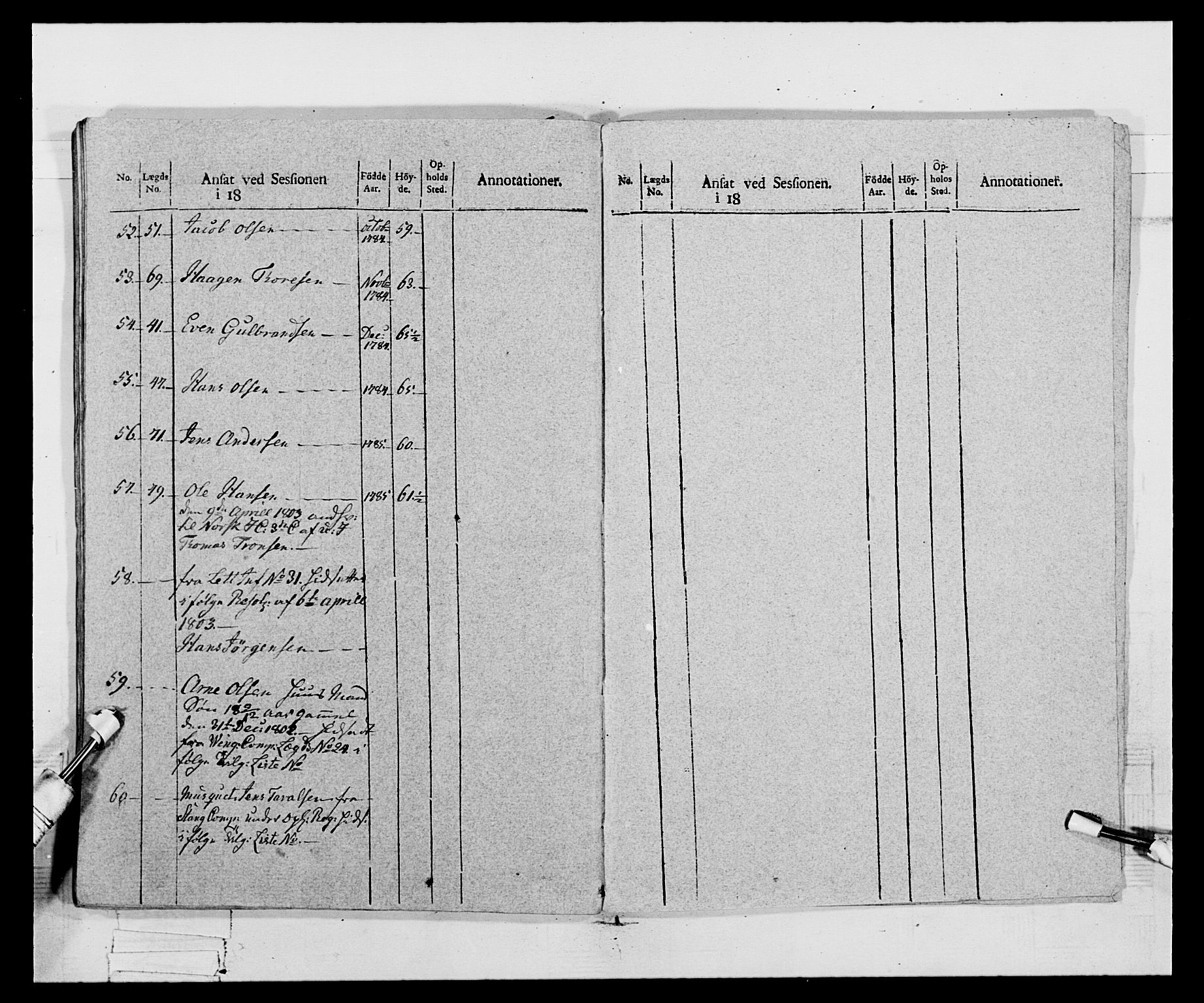 Generalitets- og kommissariatskollegiet, Det kongelige norske kommissariatskollegium, AV/RA-EA-5420/E/Eh/L0068: Opplandske nasjonale infanteriregiment, 1802-1805, p. 294