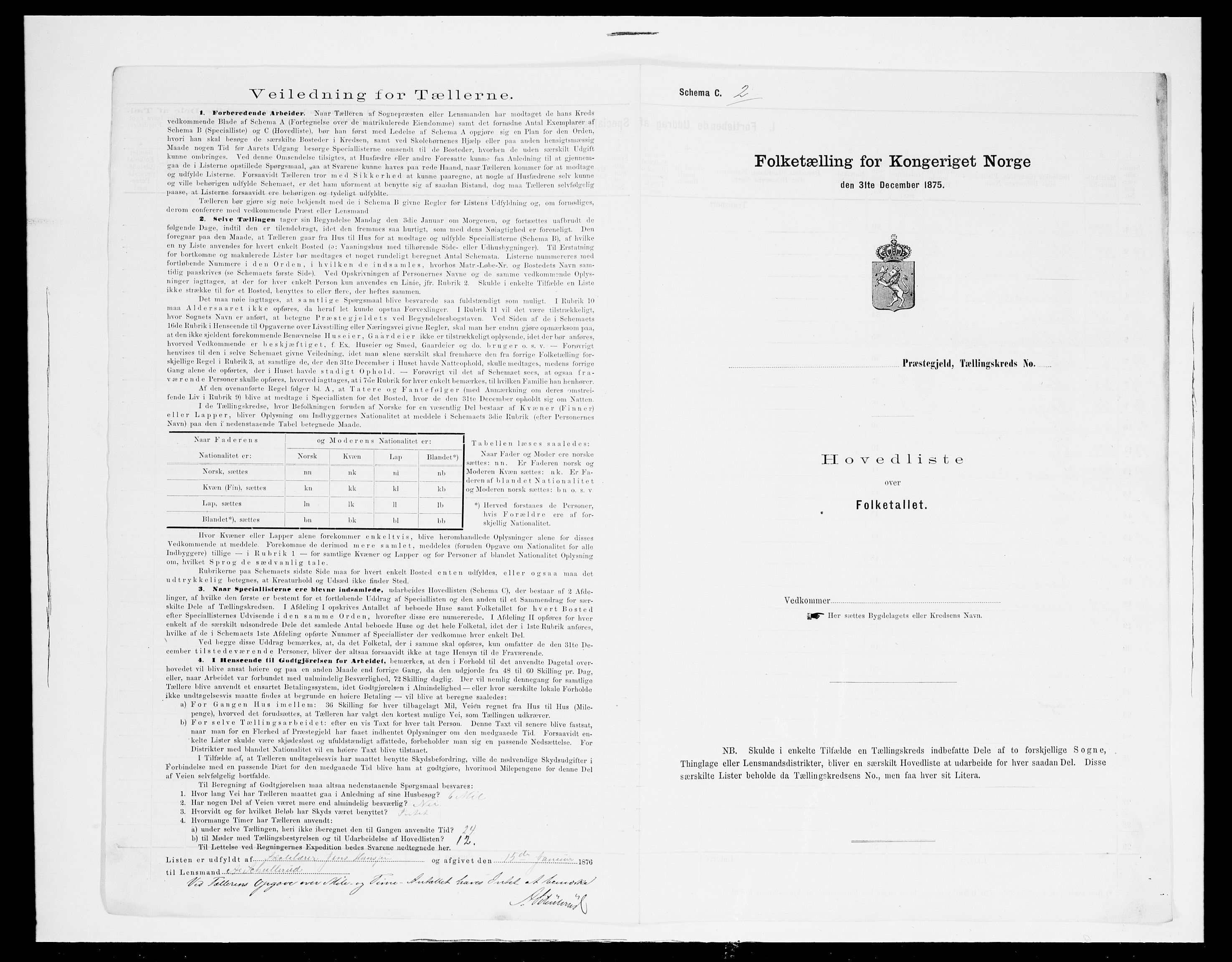 SAH, 1875 census for 0415P Løten, 1875, p. 38