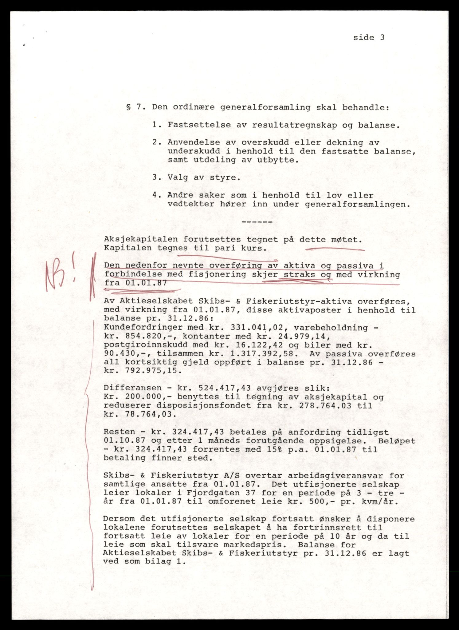 Trondheim byfogd, AV/SAT-A-0003/2/J/Jd/Jdd/L0049: Aksjeselskap, Ski-Smi, 1944-1990, p. 11