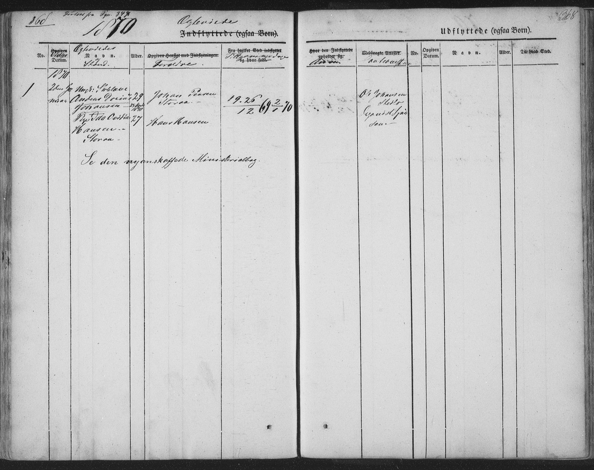 Ministerialprotokoller, klokkerbøker og fødselsregistre - Nordland, AV/SAT-A-1459/888/L1241: Parish register (official) no. 888A07, 1849-1869, p. 368