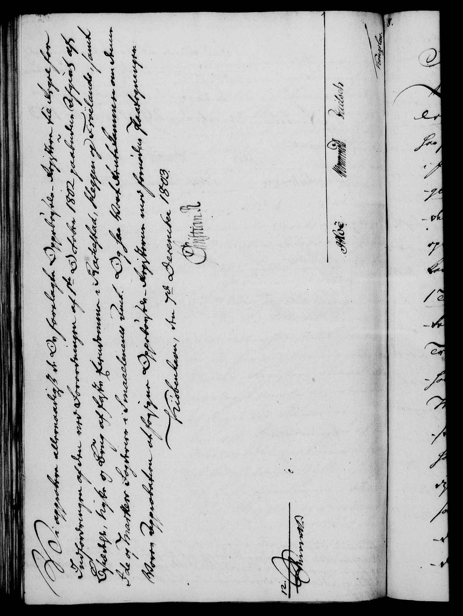 Rentekammeret, Kammerkanselliet, RA/EA-3111/G/Gf/Gfa/L0085: Norsk relasjons- og resolusjonsprotokoll (merket RK 52.85), 1803, p. 931