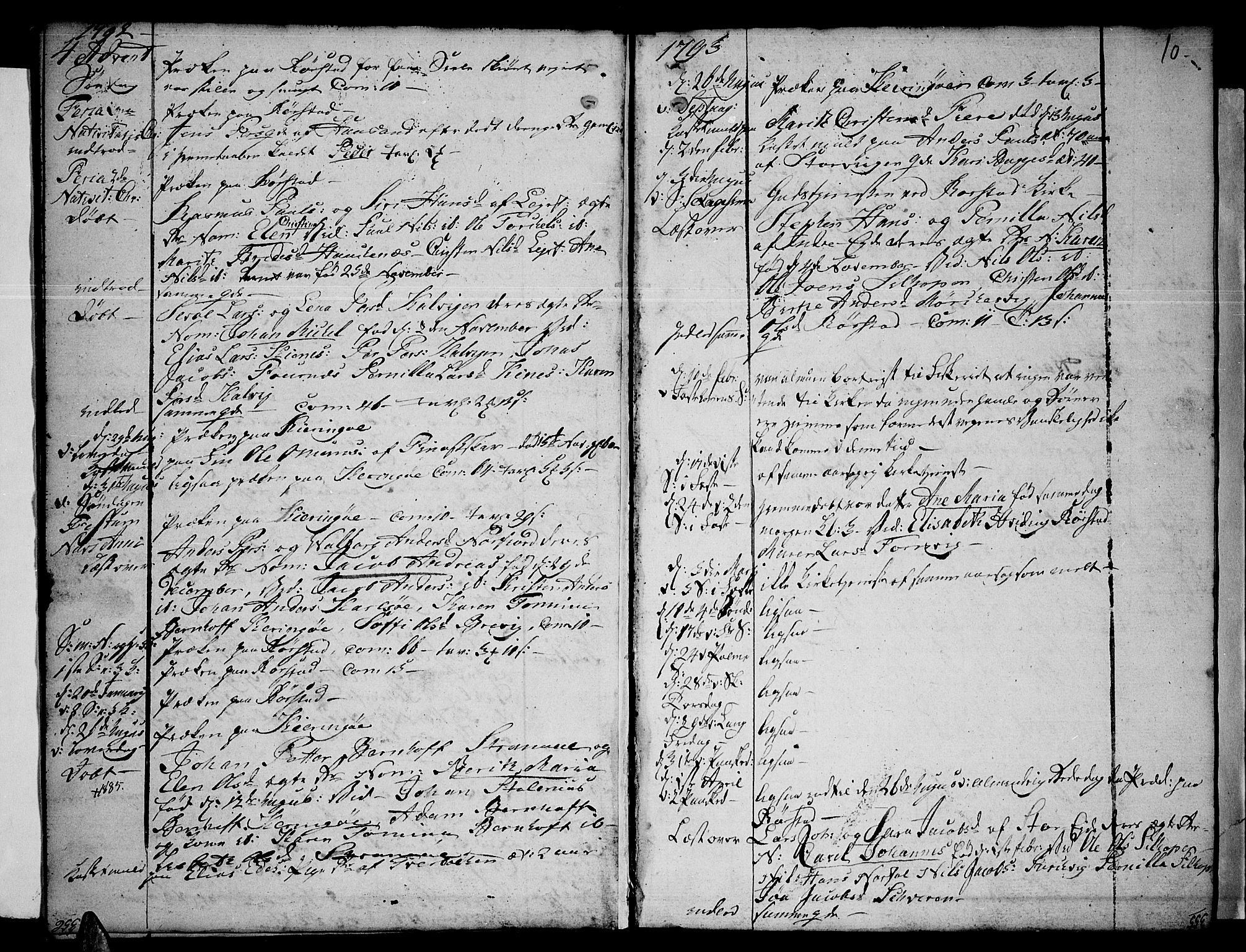 Ministerialprotokoller, klokkerbøker og fødselsregistre - Nordland, AV/SAT-A-1459/853/L0767: Parish register (official) no. 853A06, 1791-1820, p. 10