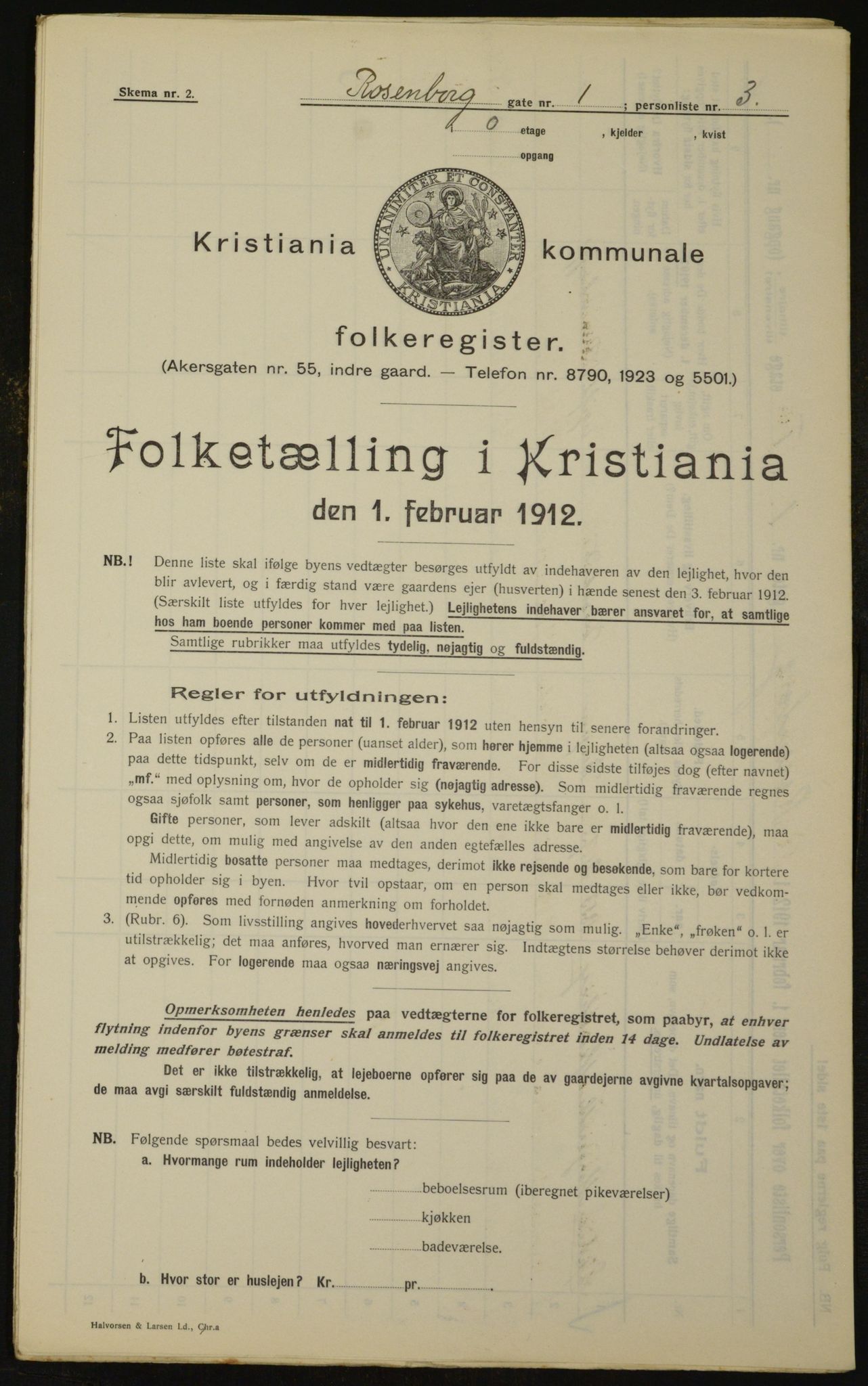 OBA, Municipal Census 1912 for Kristiania, 1912, p. 83590