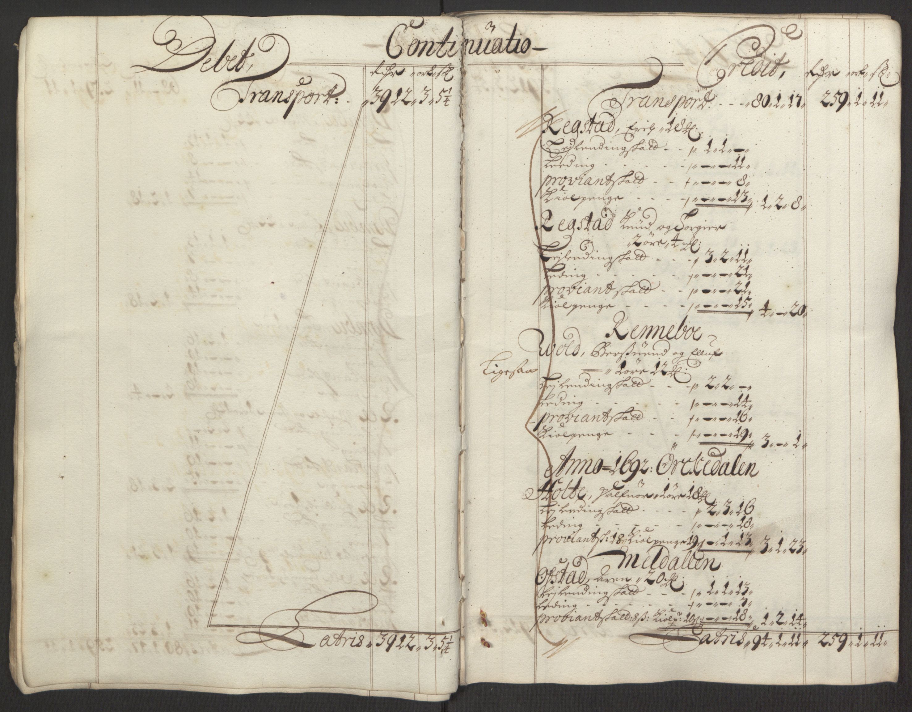 Rentekammeret inntil 1814, Reviderte regnskaper, Fogderegnskap, AV/RA-EA-4092/R60/L3944: Fogderegnskap Orkdal og Gauldal, 1694, p. 219