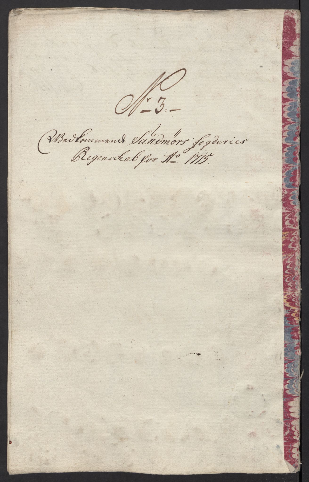 Rentekammeret inntil 1814, Reviderte regnskaper, Fogderegnskap, RA/EA-4092/R54/L3567: Fogderegnskap Sunnmøre, 1715, p. 110