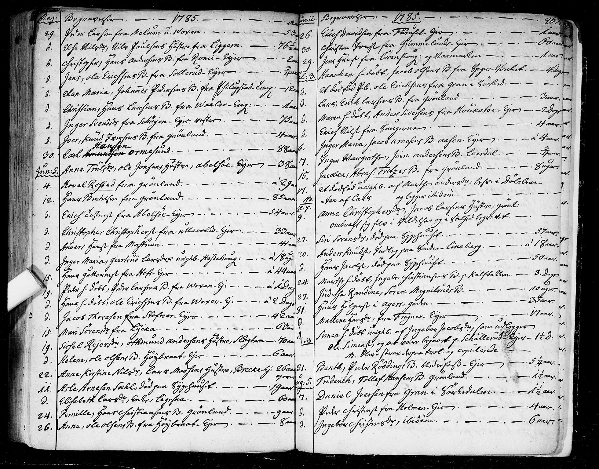 Aker prestekontor kirkebøker, AV/SAO-A-10861/F/L0009: Parish register (official) no. 9, 1765-1785, p. 267