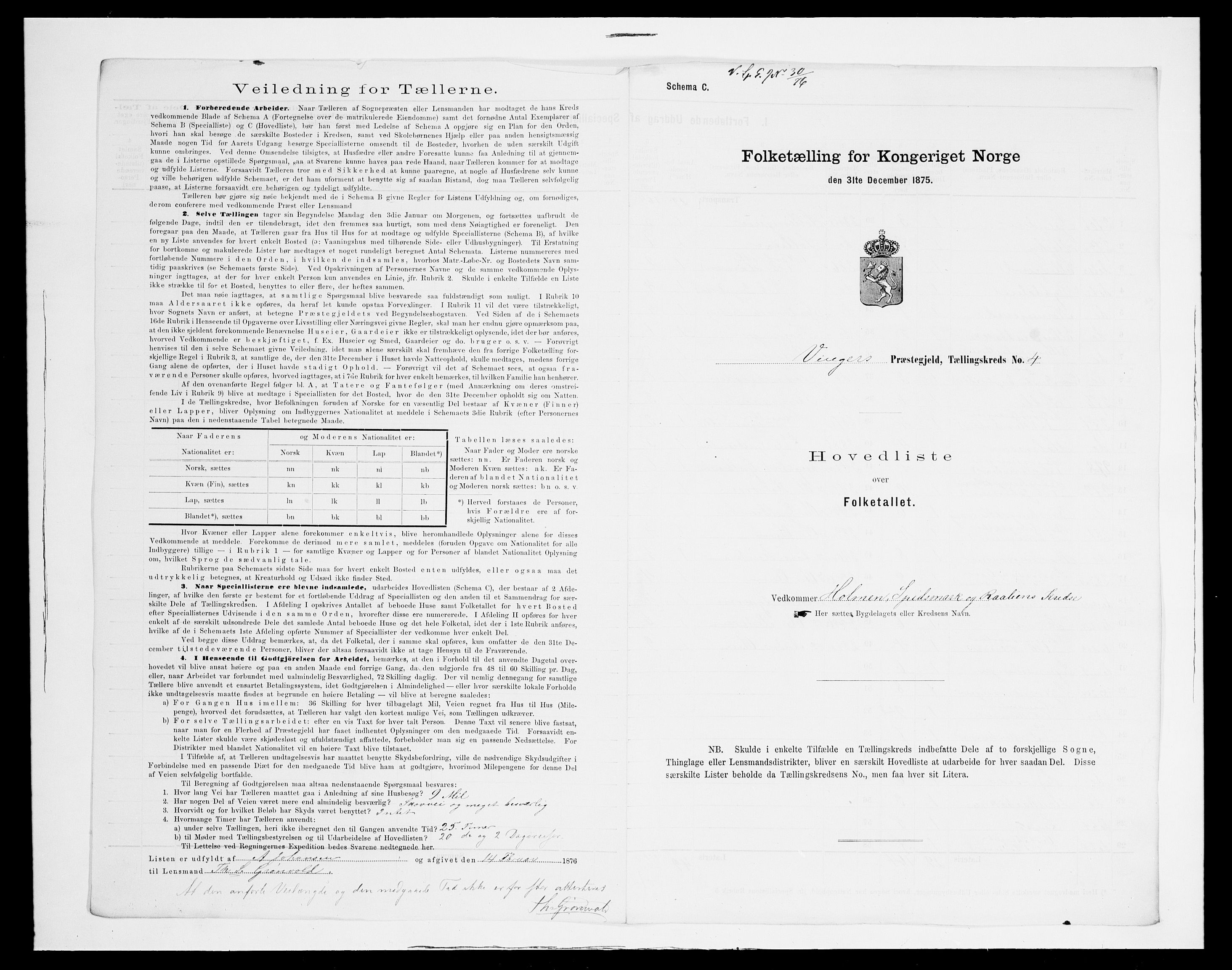 SAH, 1875 census for 0421L Vinger/Vinger og Austmarka, 1875, p. 28