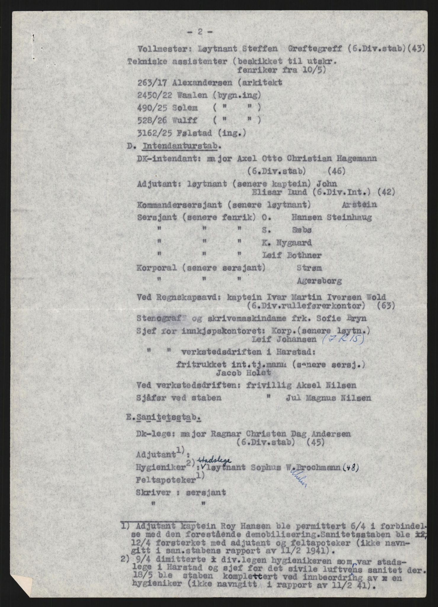 Forsvaret, Forsvarets krigshistoriske avdeling, AV/RA-RAFA-2017/Y/Yb/L0132: II-C-11-600  -  6. Divisjon / 6. Distriktskommando, 1940-1960, p. 52