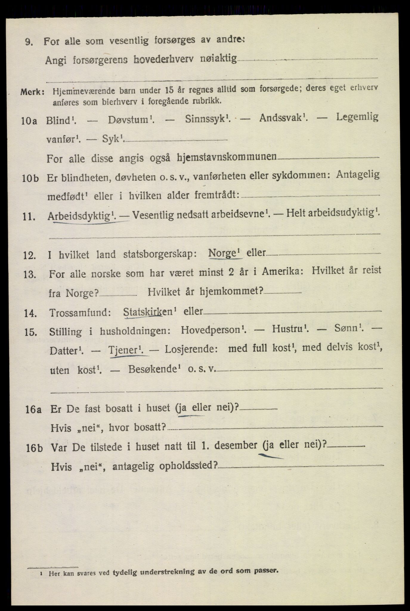 SAH, 1920 census for Østre Toten, 1920, p. 14993