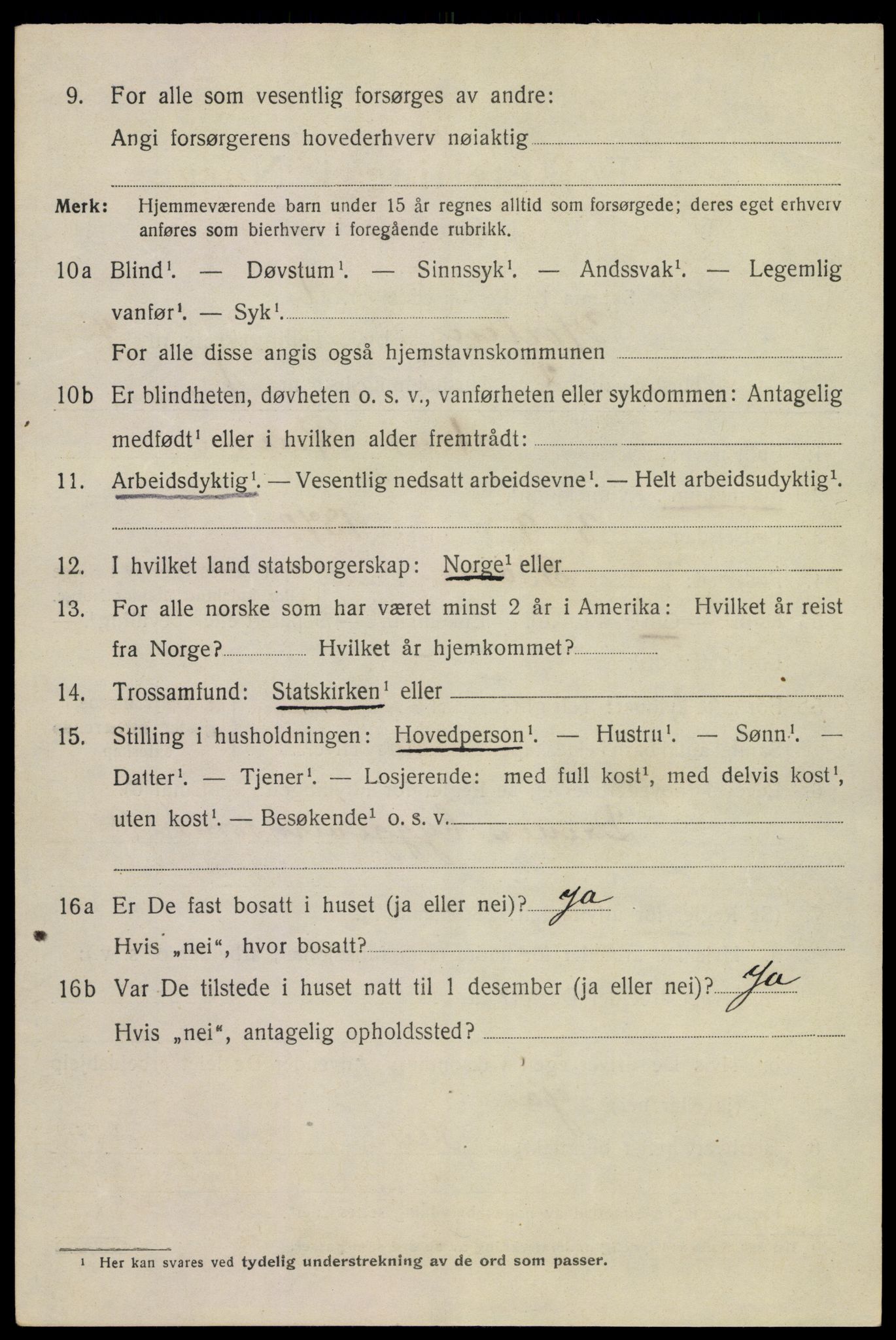 SAKO, 1920 census for Horten, 1920, p. 25848