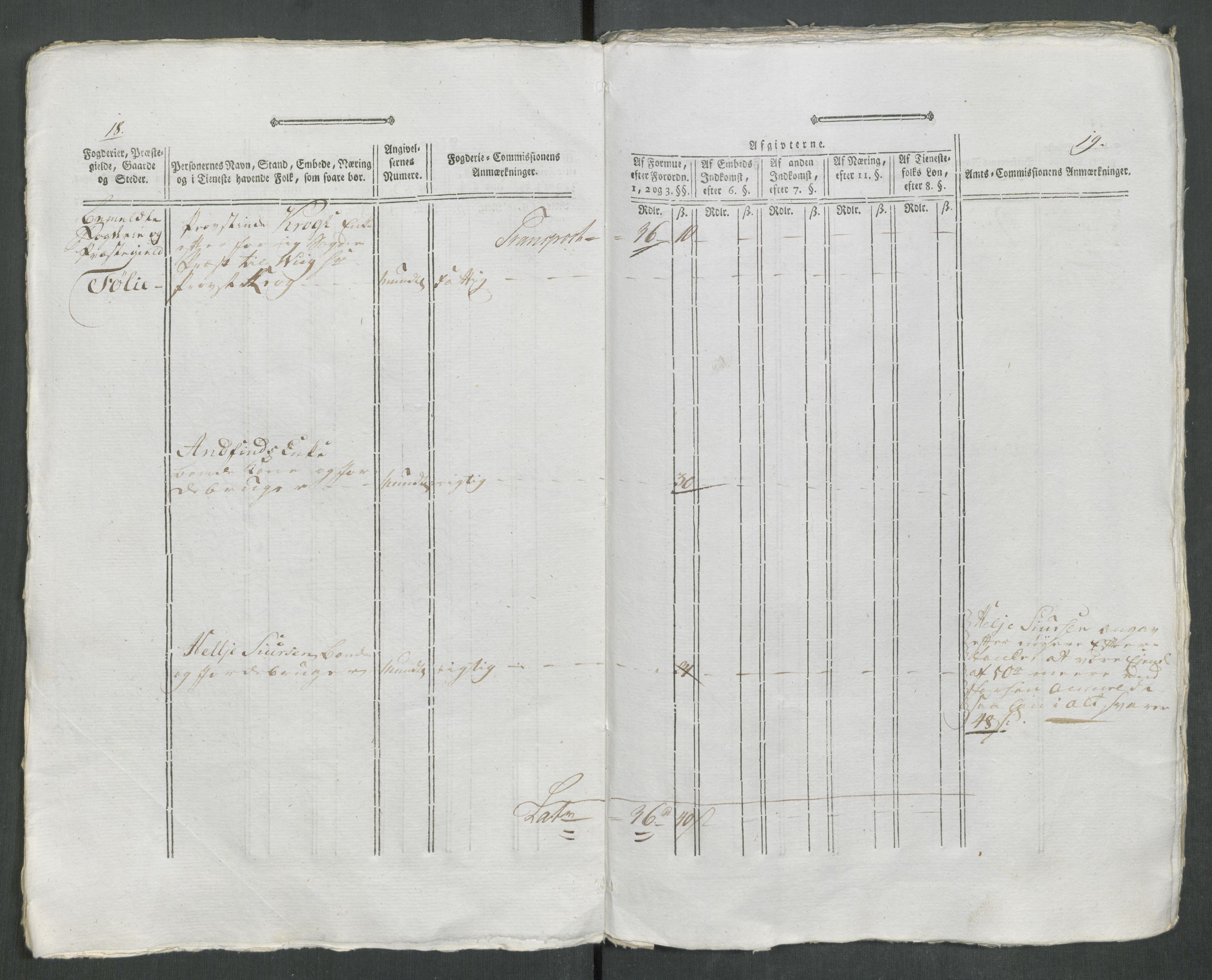 Rentekammeret inntil 1814, Reviderte regnskaper, Mindre regnskaper, AV/RA-EA-4068/Rf/Rfe/L0057: Ytre og Indre Sogn fogderi, 1789, p. 12