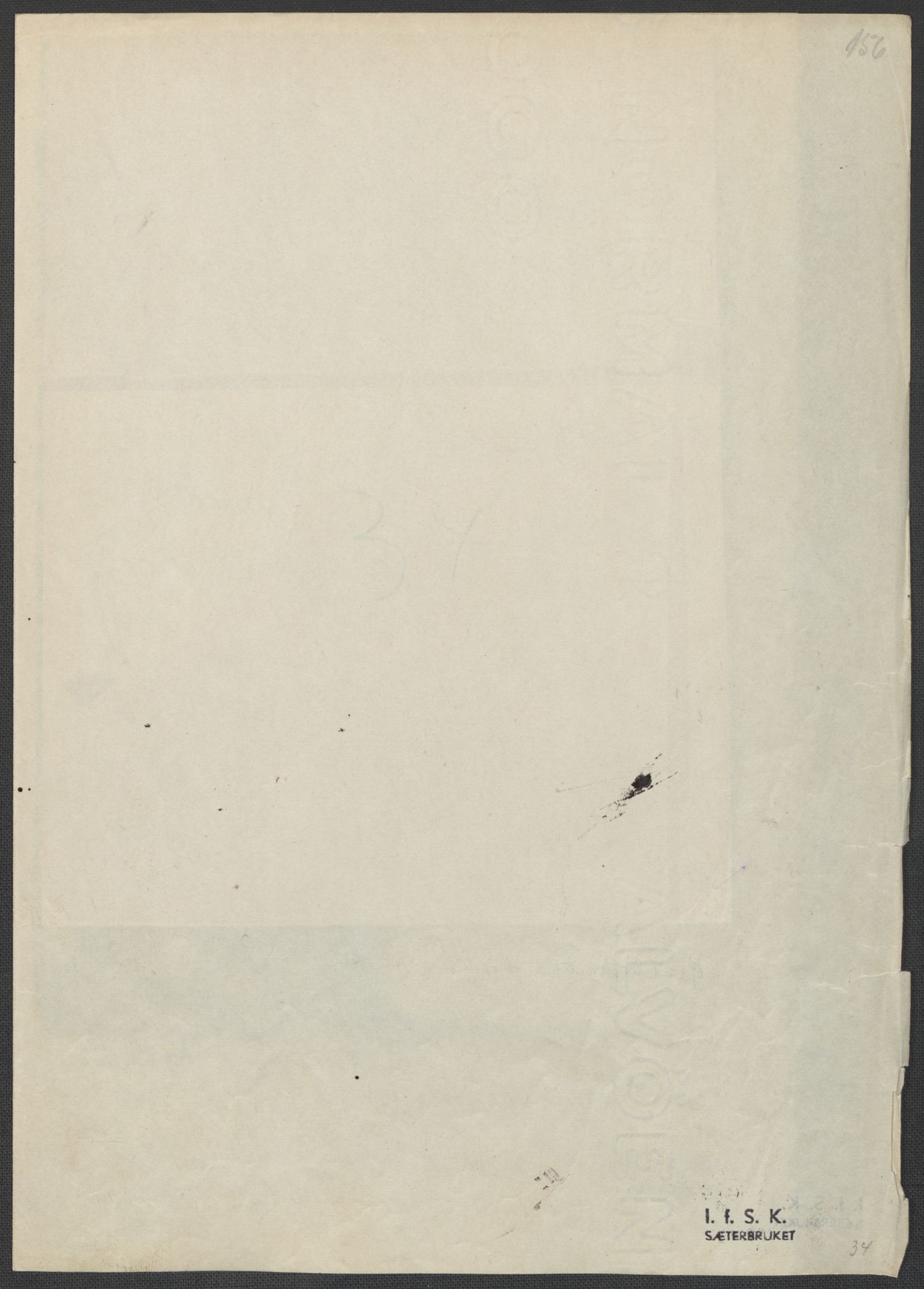 Instituttet for sammenlignende kulturforskning, RA/PA-0424/F/Fc/L0005/0002: Eske B5: / Oppland (perm XI), 1934-1935, p. 156