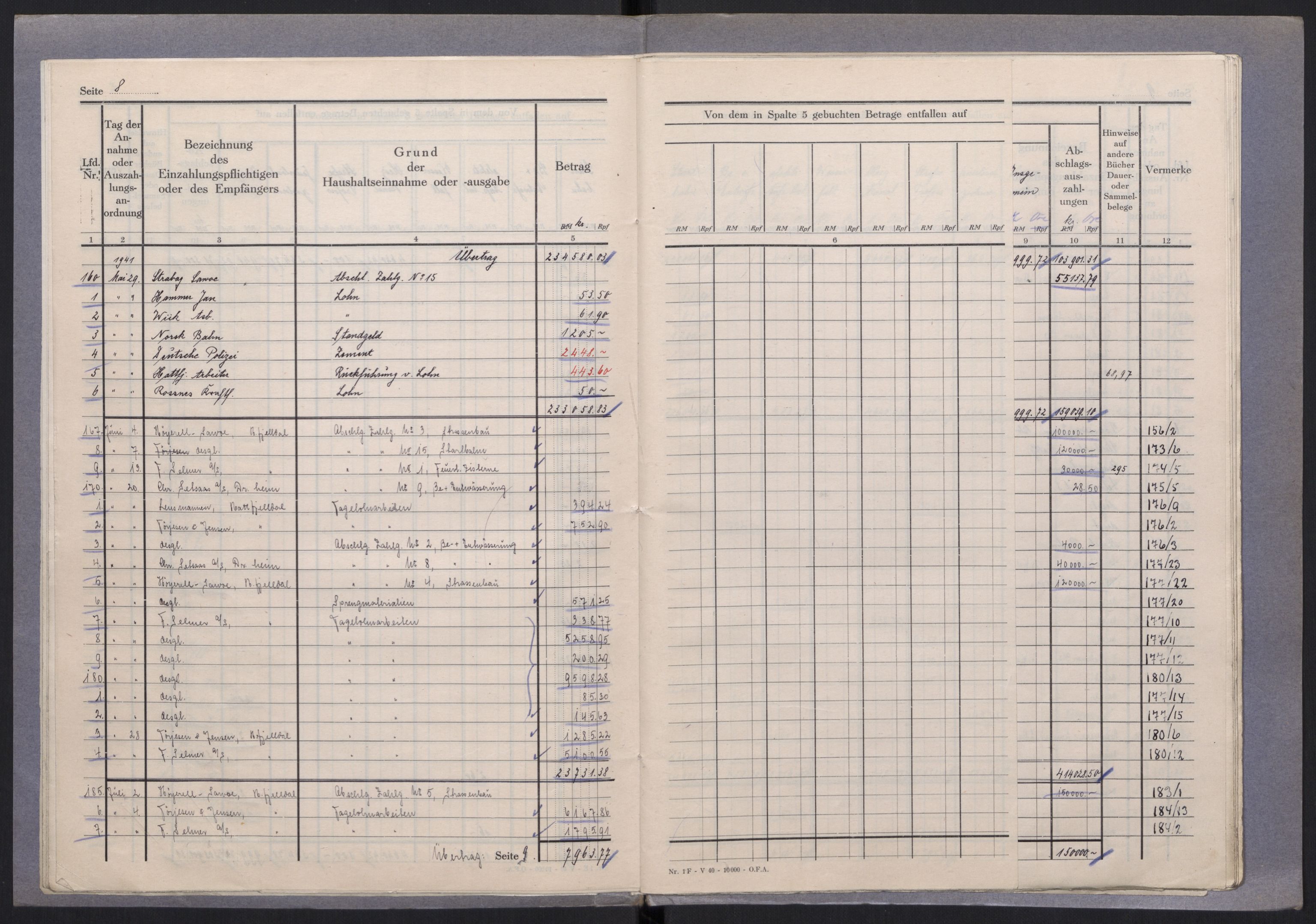 Tyske arkiver, Organisation Todt (OT), Einsatzgruppe Wiking, AV/RA-RAFA-2188/2/E/Ea/L0005: Byggeprosjekt i Hattfjelldal, 1940-1942, p. 170