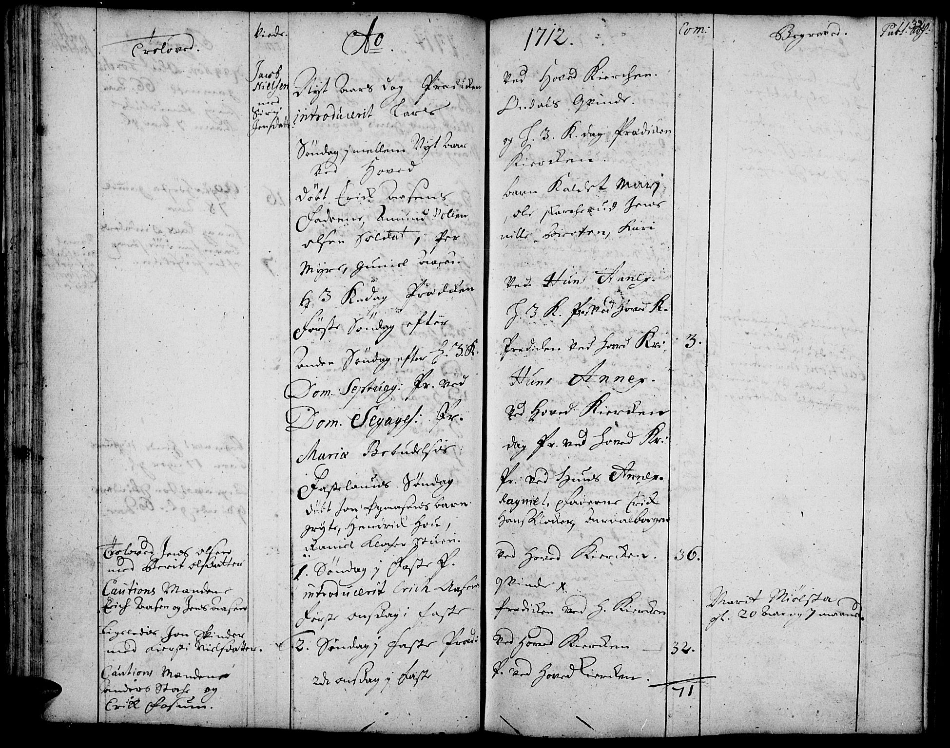 Vardal prestekontor, SAH/PREST-100/H/Ha/Haa/L0001: Parish register (official) no. 1, 1706-1748, p. 32