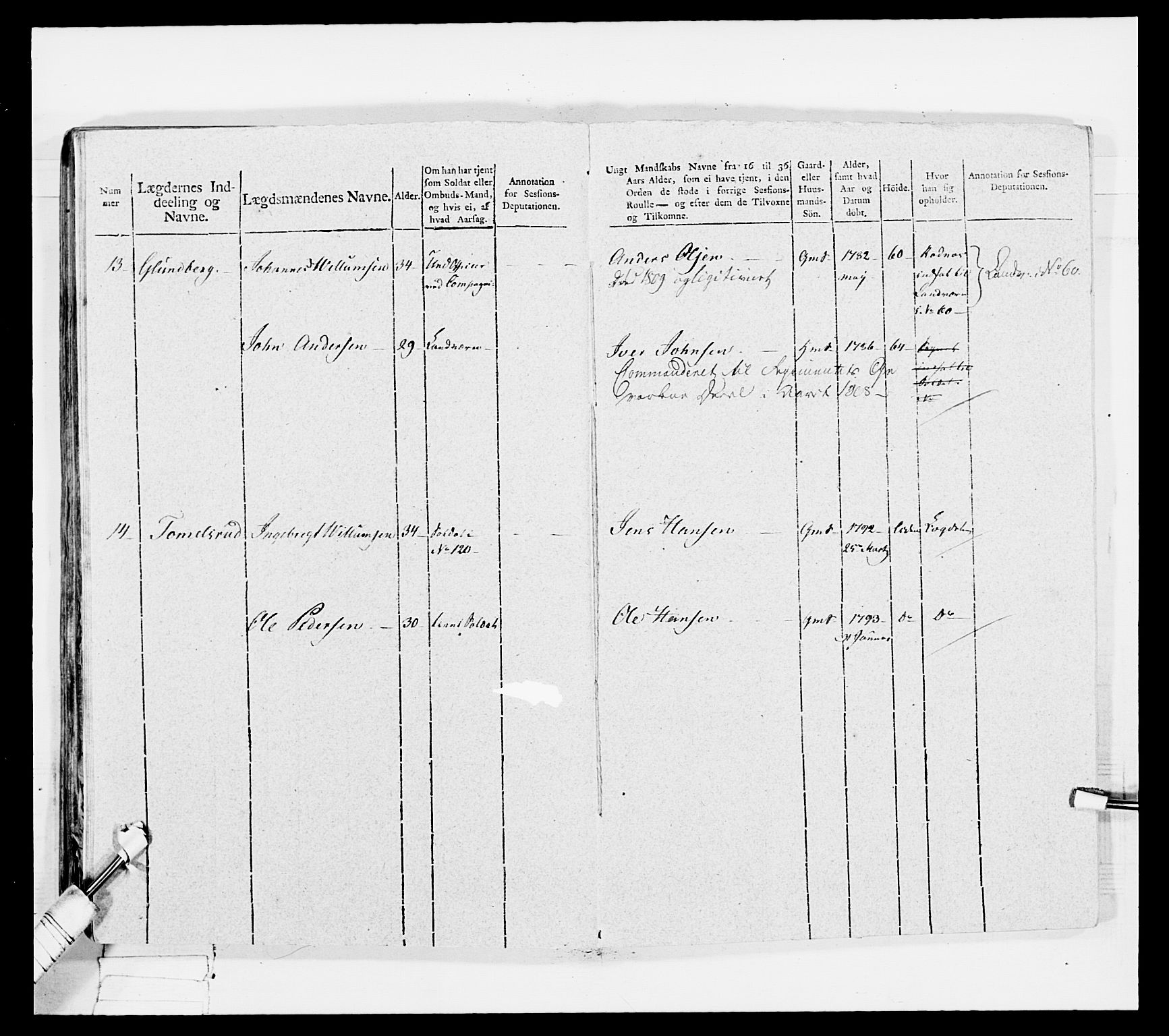 Generalitets- og kommissariatskollegiet, Det kongelige norske kommissariatskollegium, AV/RA-EA-5420/E/Eh/L0034: Nordafjelske gevorbne infanteriregiment, 1810, p. 395