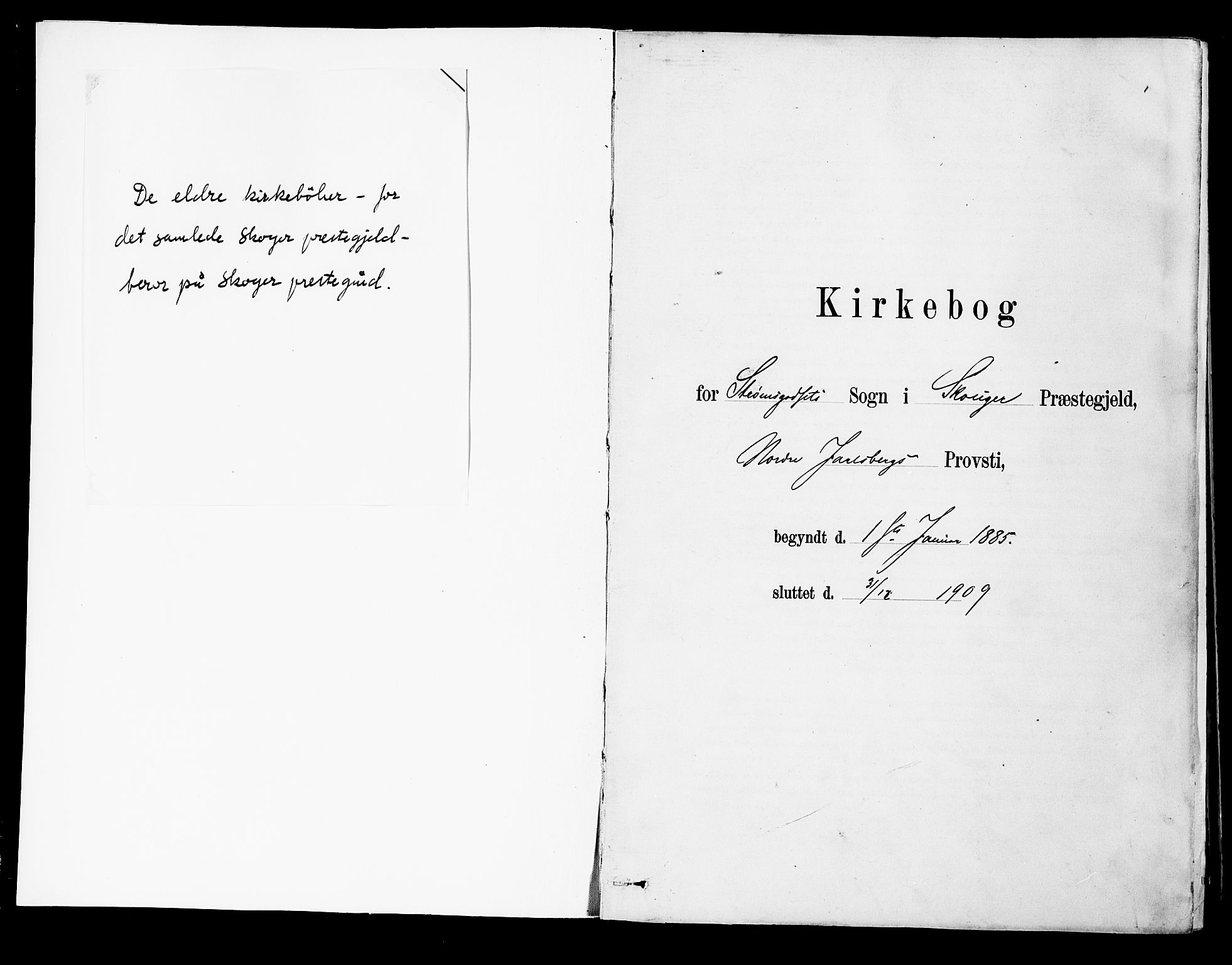 Strømsgodset kirkebøker, SAKO/A-324/F/Fa/L0001: Parish register (official) no. 1, 1885-1909