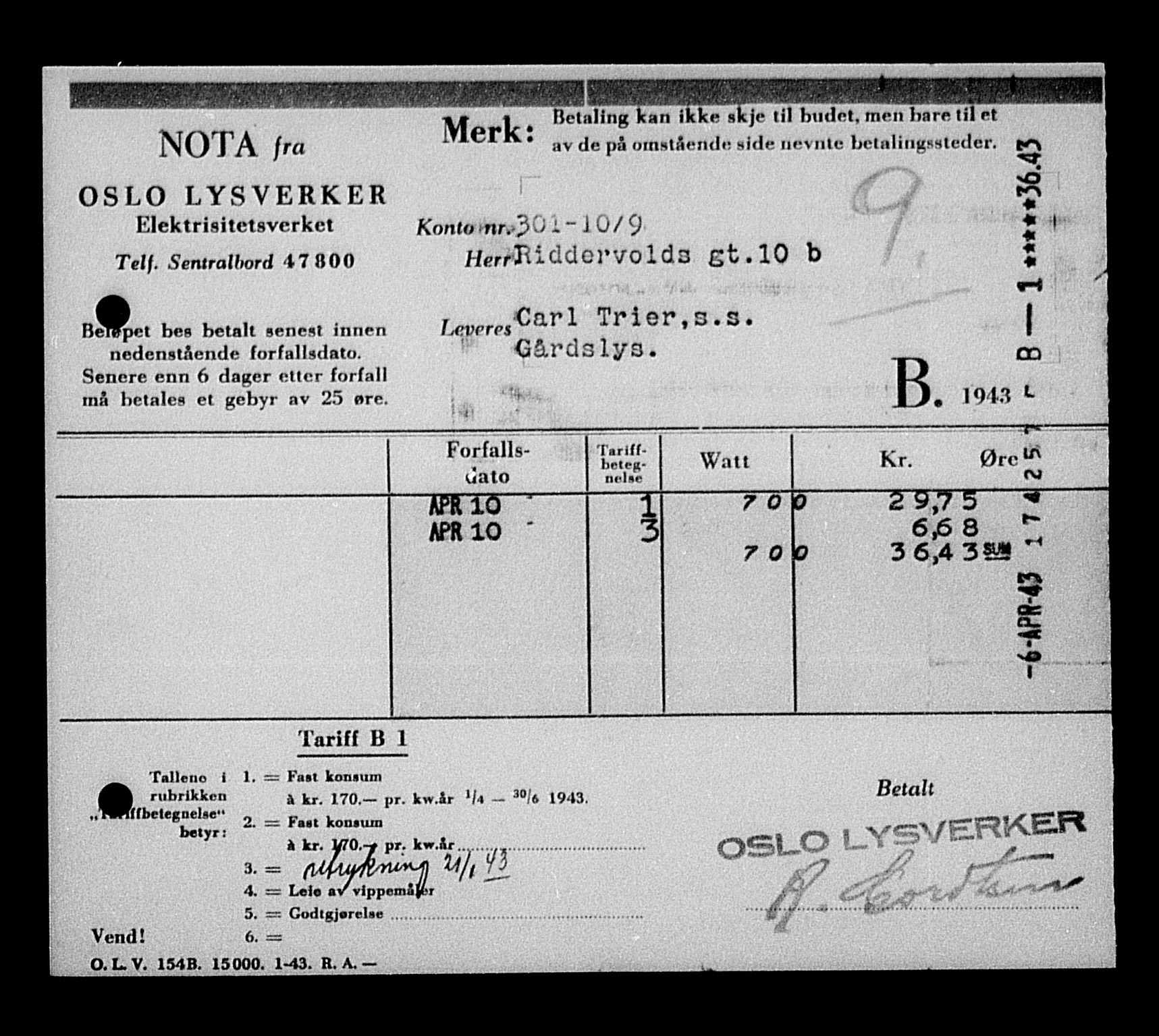Justisdepartementet, Tilbakeføringskontoret for inndratte formuer, AV/RA-S-1564/H/Hc/Hcc/L0984: --, 1945-1947, p. 455