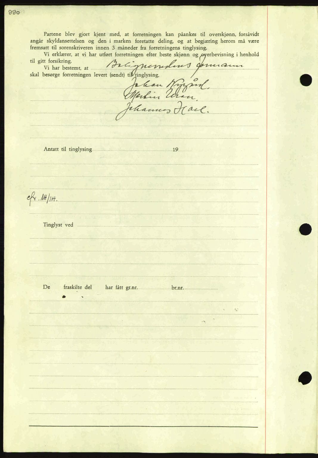 Nordmøre sorenskriveri, AV/SAT-A-4132/1/2/2Ca: Mortgage book no. A80, 1936-1937, Diary no: : 489/1937