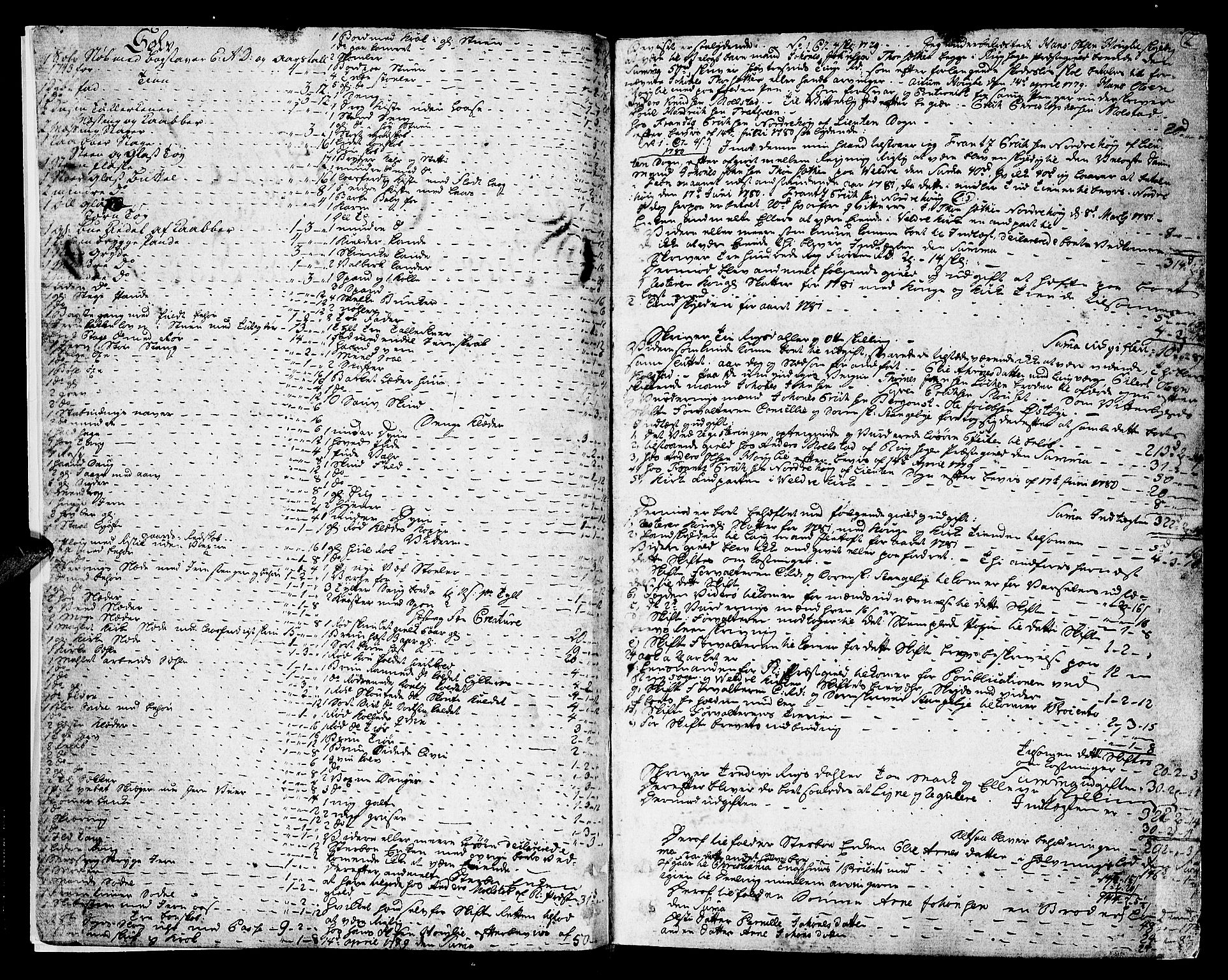 Nord-Hedmark sorenskriveri, AV/SAH-TING-012/J/Ja/L0002A: Skifteprotokoll, 1782-1791, p. 1b-2a