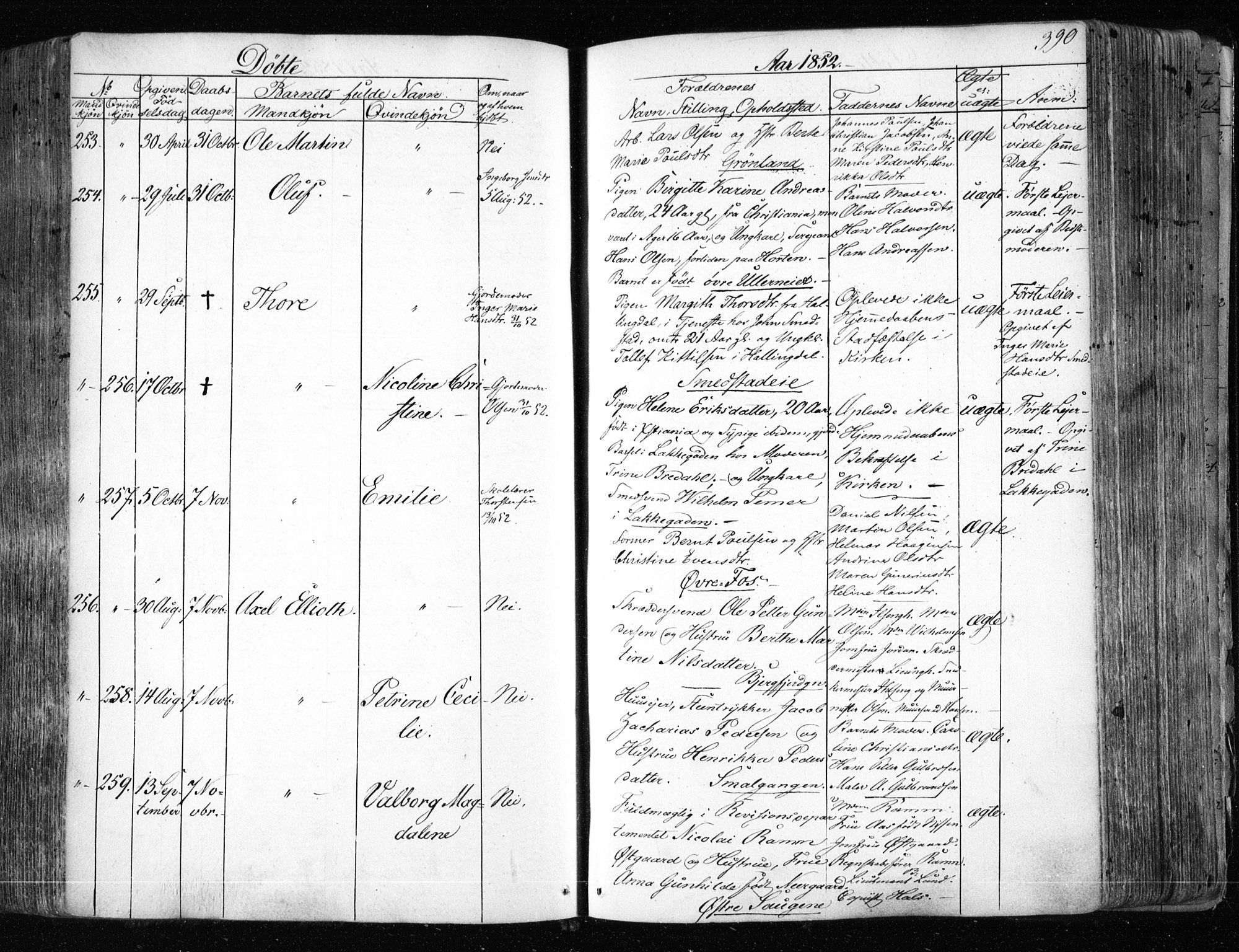 Aker prestekontor kirkebøker, AV/SAO-A-10861/F/L0019: Parish register (official) no. 19, 1842-1852, p. 390