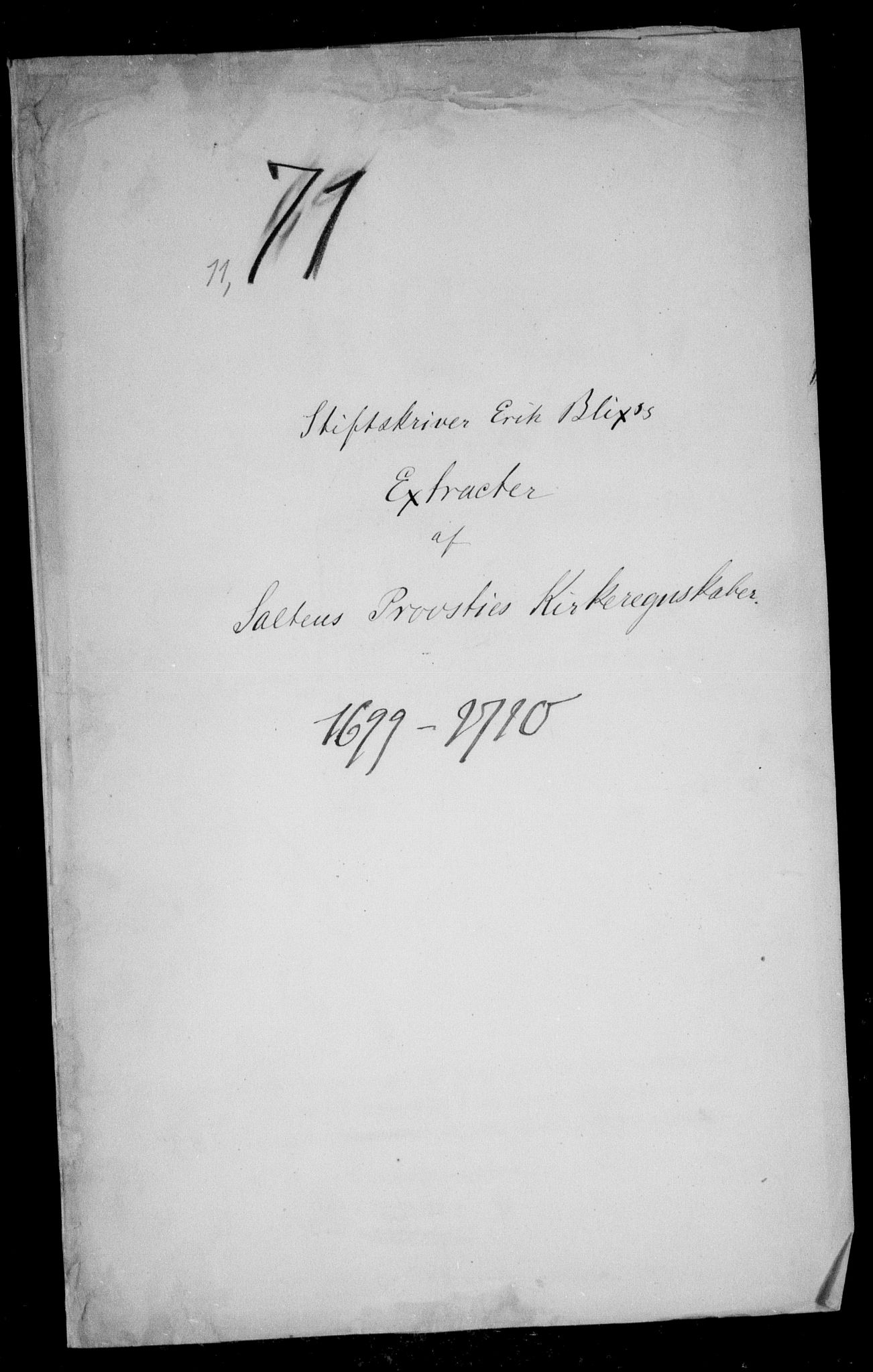 Danske Kanselli, Skapsaker, AV/RA-EA-4061/F/L0059: Skap 14, pakke 111B I-IV, 1688-1727, p. 18