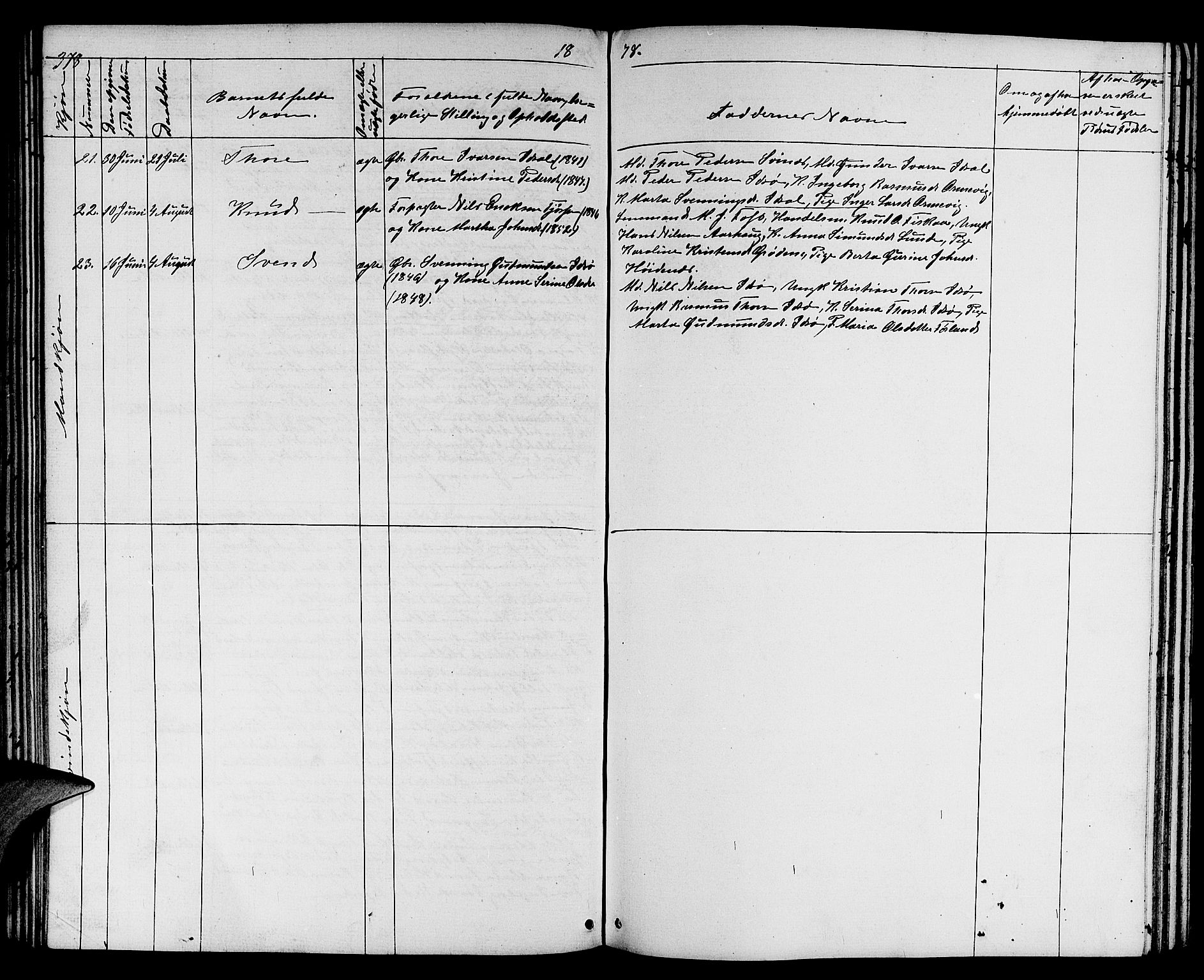 Strand sokneprestkontor, AV/SAST-A-101828/H/Ha/Hab/L0003: Parish register (copy) no. B 3, 1855-1881, p. 378